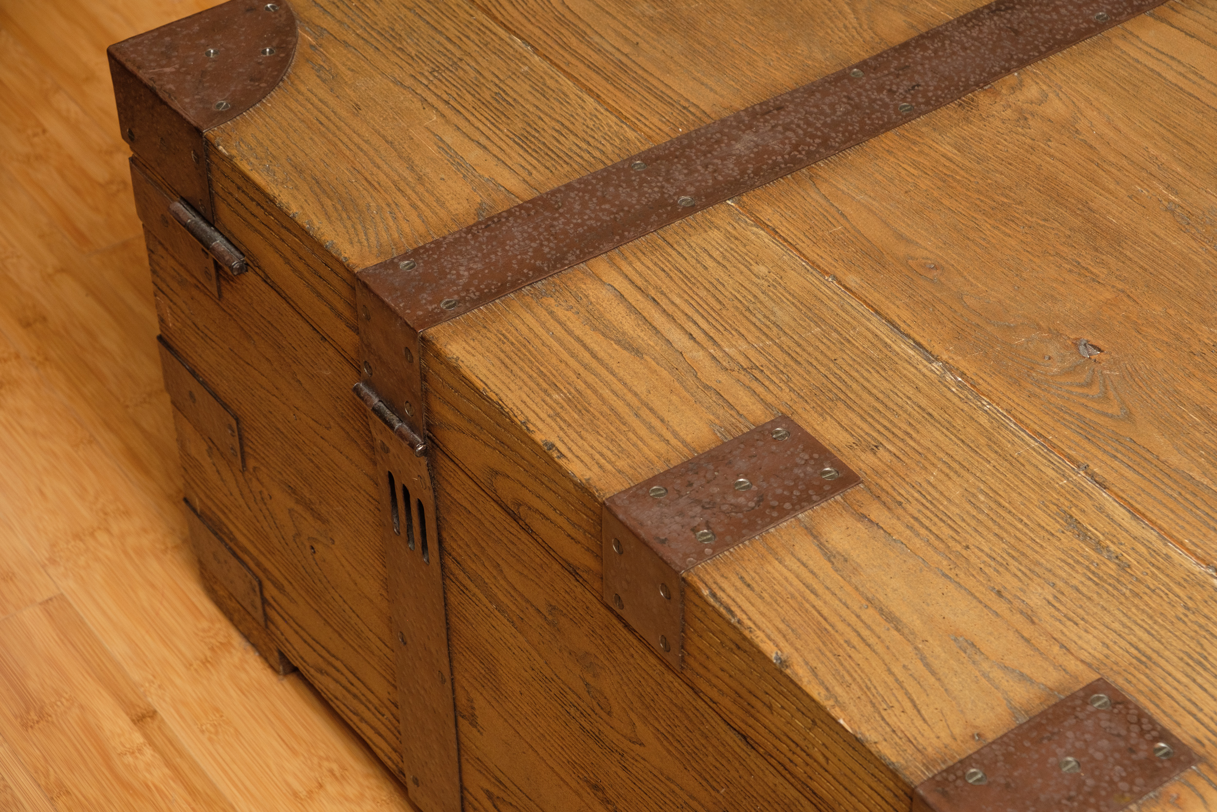 Restoration Hardware "Heirloom Silver-Chest" Coffee Table