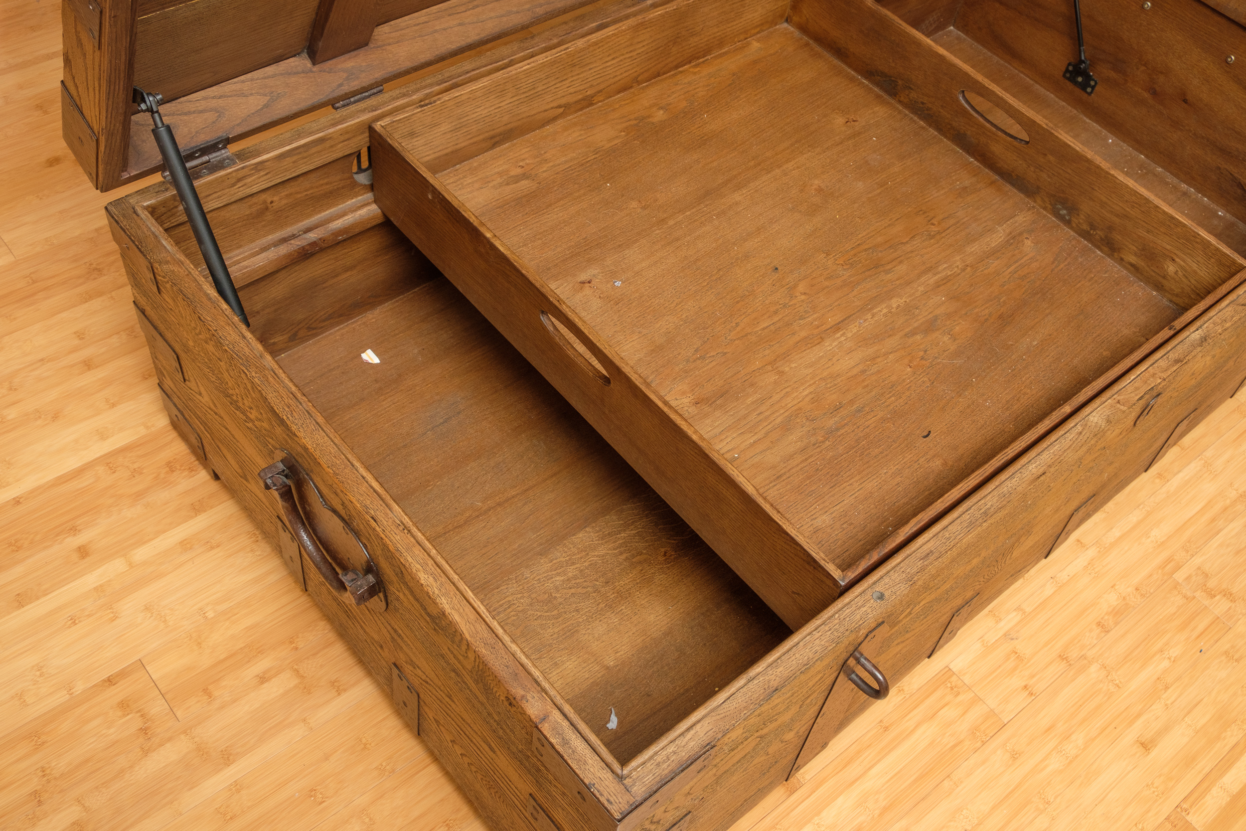 Restoration Hardware "Heirloom Silver-Chest" Coffee Table