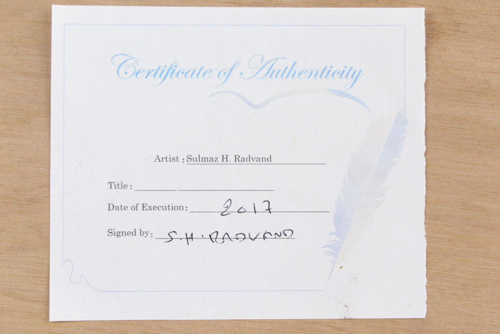 Sulmaz H. Radvand Acrylic Landscape Painting