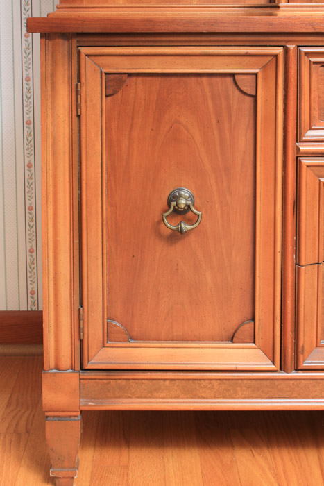 Vintage China Cabinet by Bassett Furniture