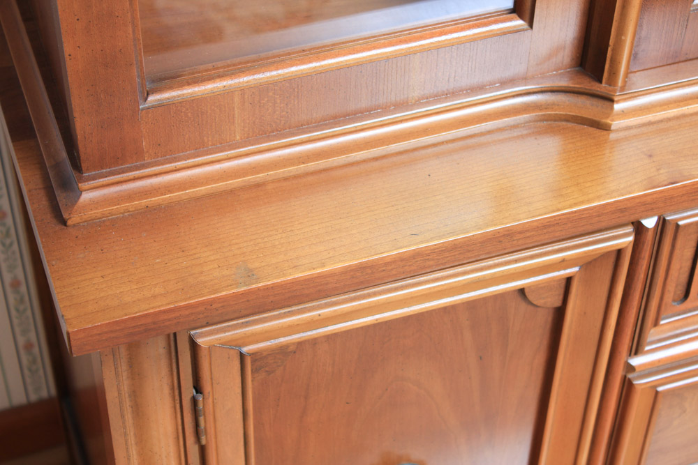 Vintage China Cabinet by Bassett Furniture