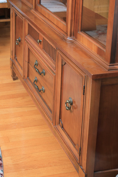 Vintage China Cabinet by Bassett Furniture