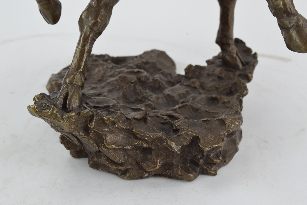 Mark Hopkins Limited Edition Sculpture "Head 'Em Up"