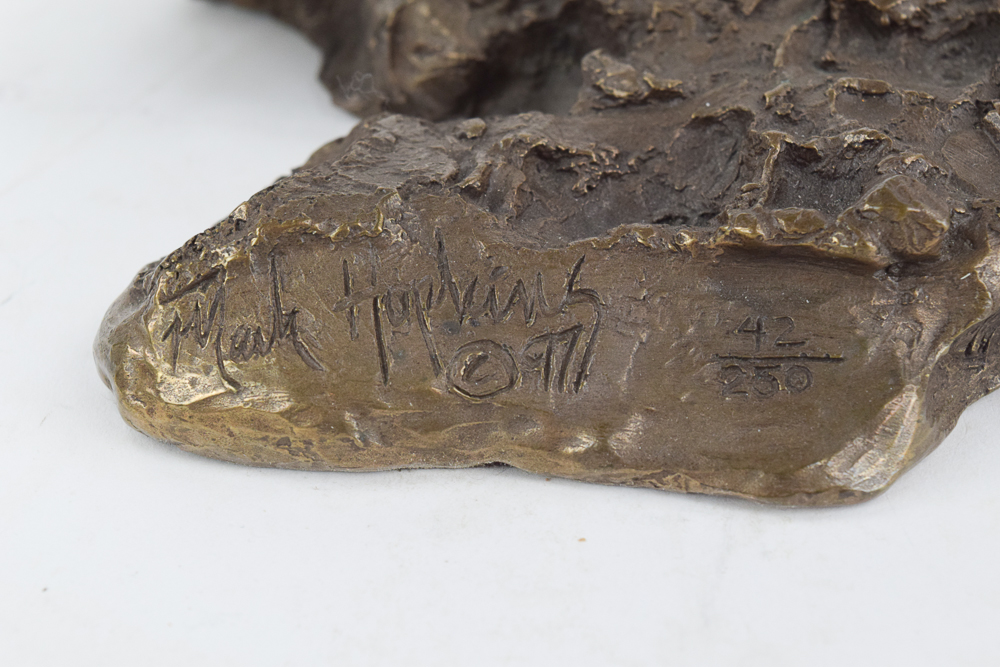 Mark Hopkins Limited Edition Sculpture "Head 'Em Up"