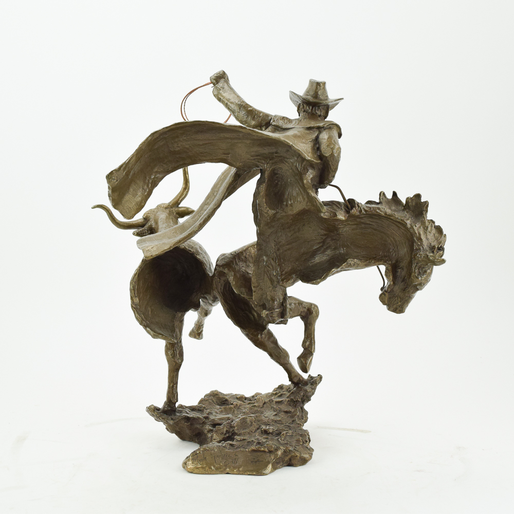 Mark Hopkins Limited Edition Sculpture "Head 'Em Up"