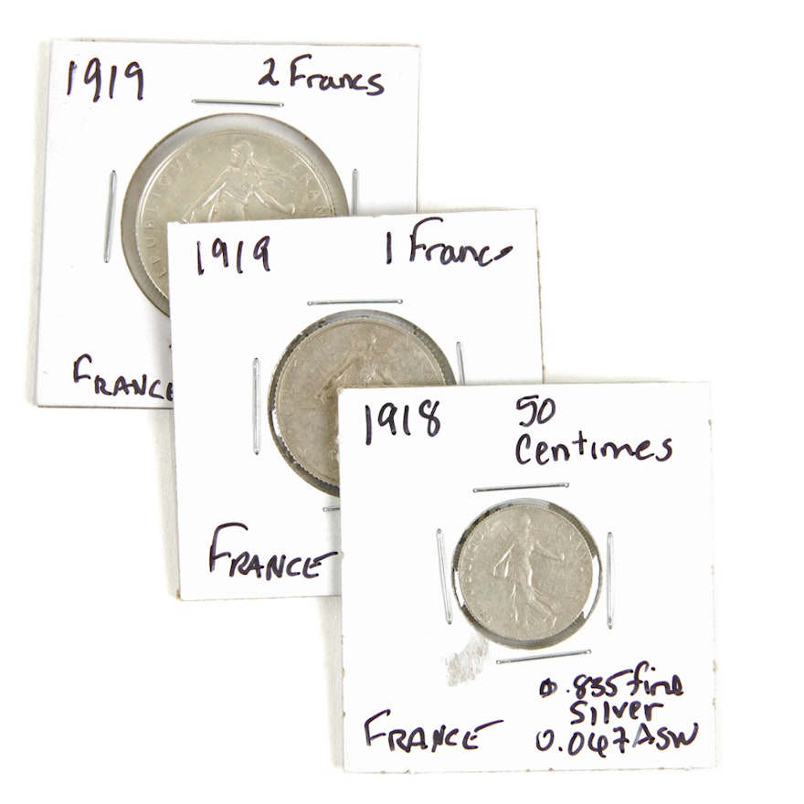 French Silver Coin Collection