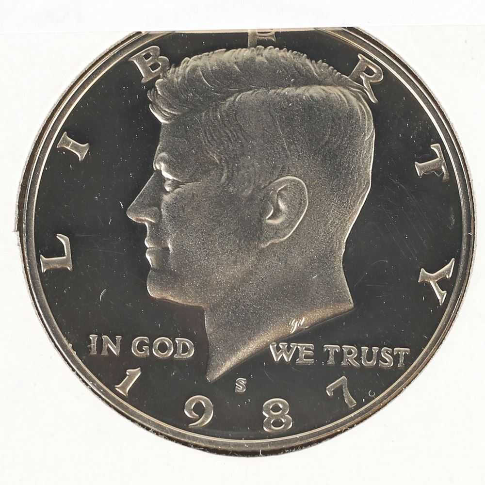 1987-S Kennedy Half Dollar Proof Coins
