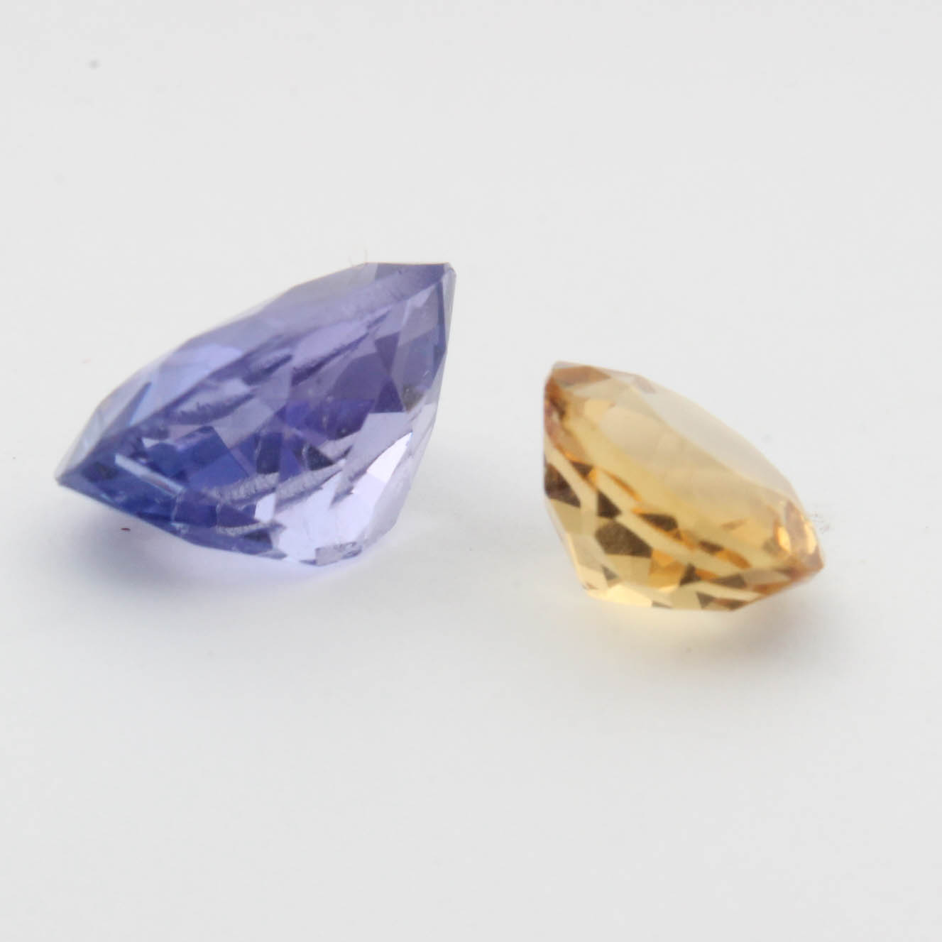 Loose Tanzanite and Citrine Gemstones