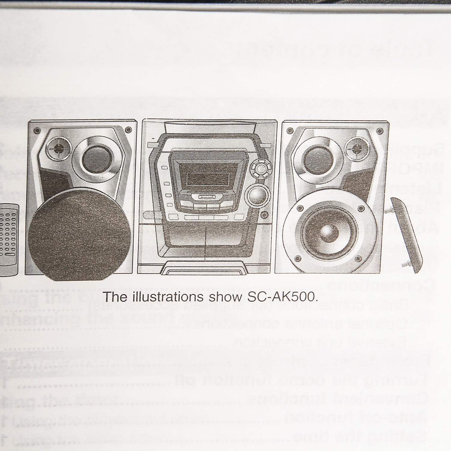 Panasonic CD Stereo System