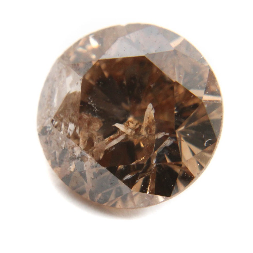 Loose 0.61 Carat Champagne Diamond