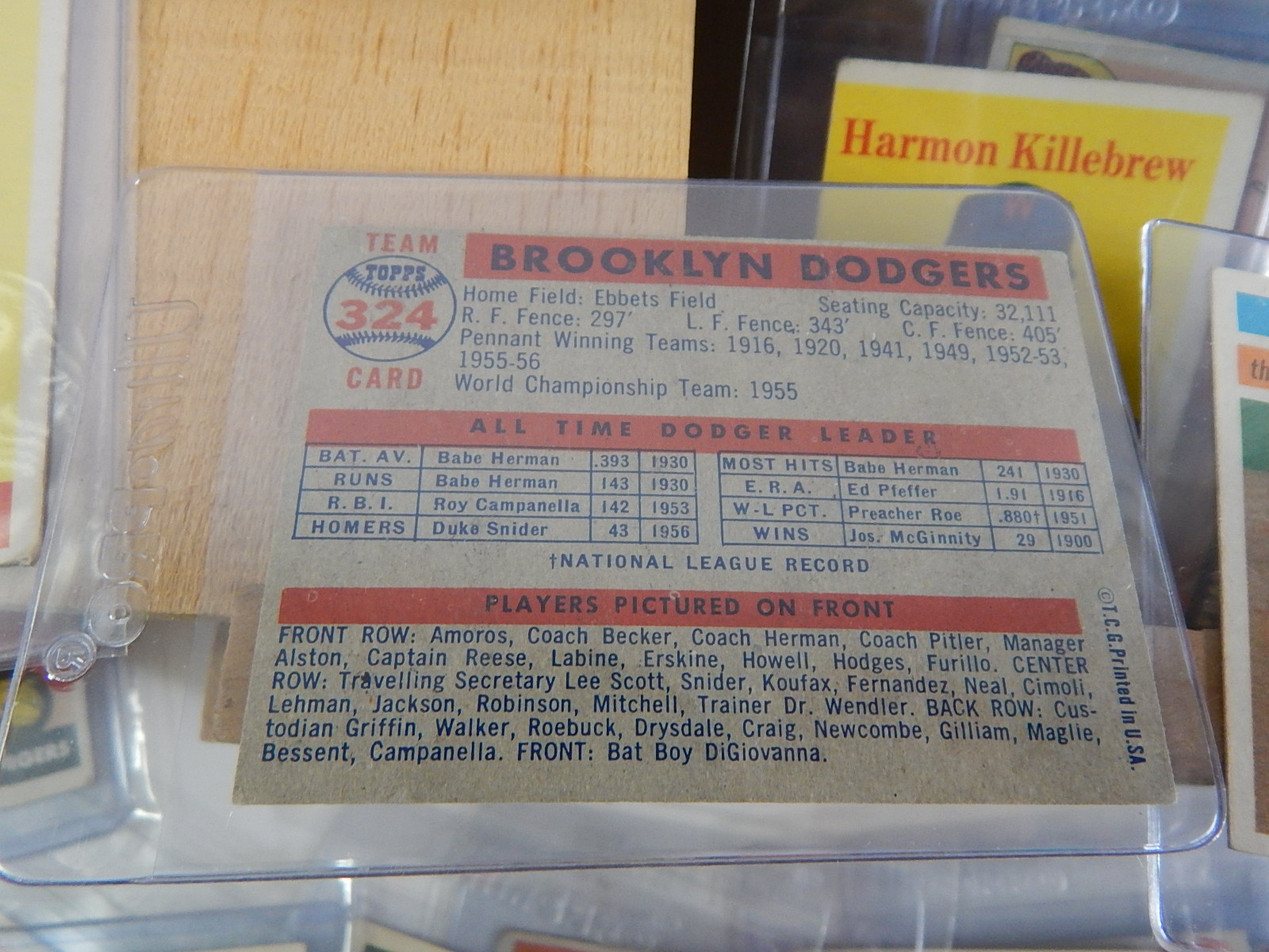 1950s Baseball Card Collection with Stars -Maris Rookie Card, Mantle, More