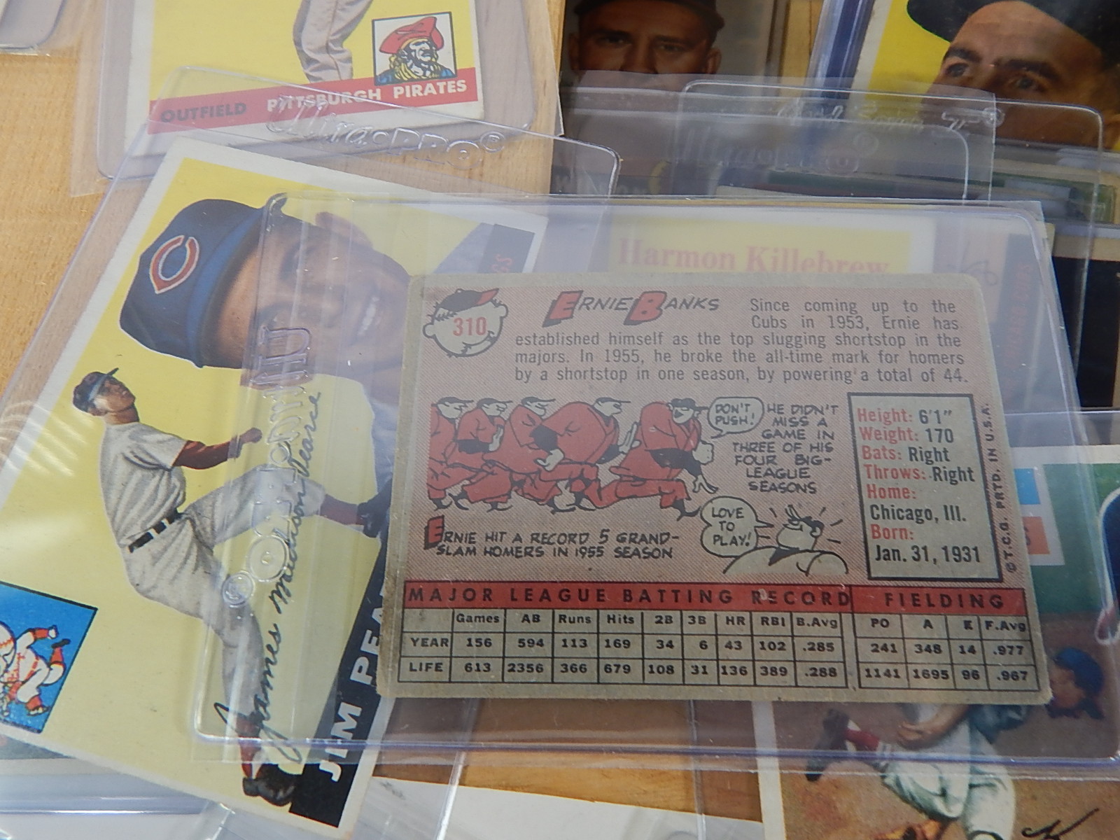 1950s Baseball Card Collection with Stars -Maris Rookie Card, Mantle, More