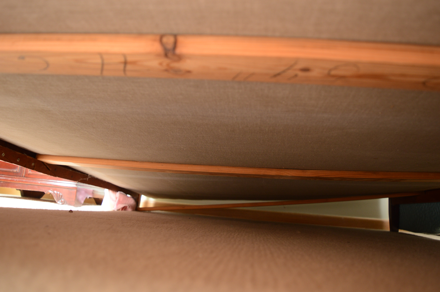 Antique Victorian Mahogany Full Size Bed Frame