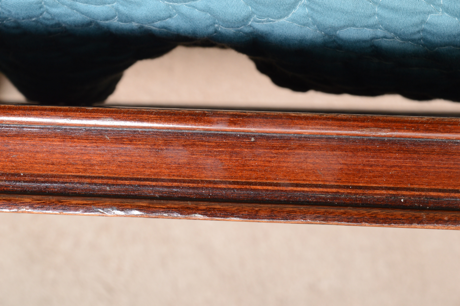 Antique Victorian Mahogany Full Size Bed Frame