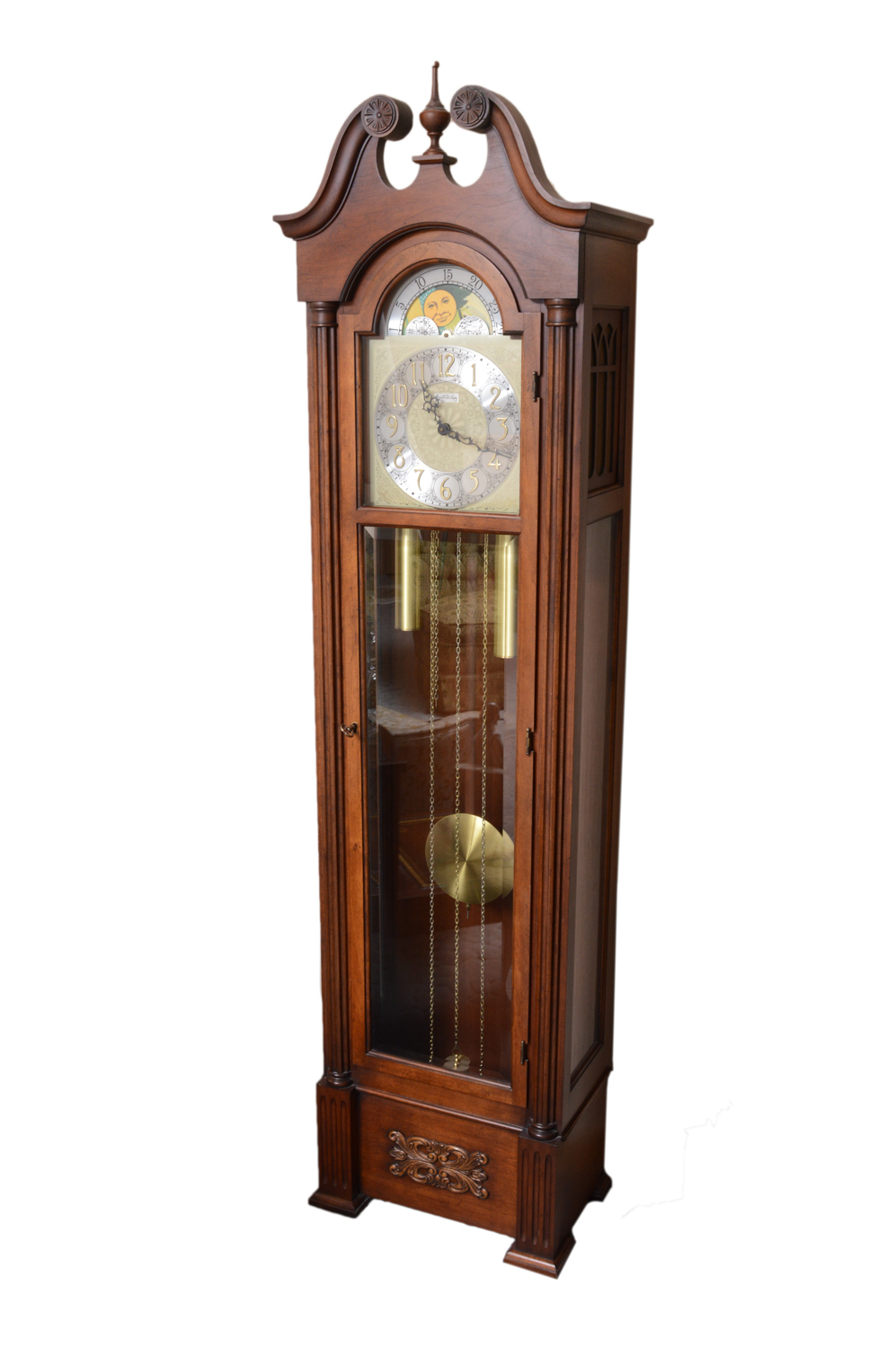 Colonial of Zeeland Grandfather Clock with Moon Phase Dial
