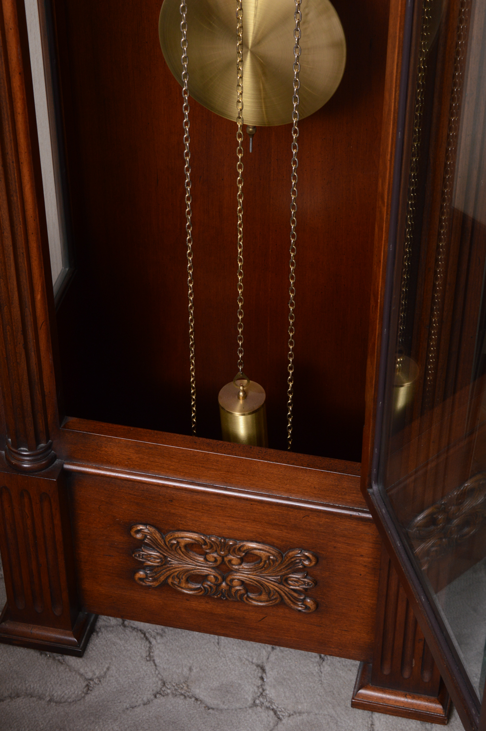 Colonial of Zeeland Grandfather Clock with Moon Phase Dial