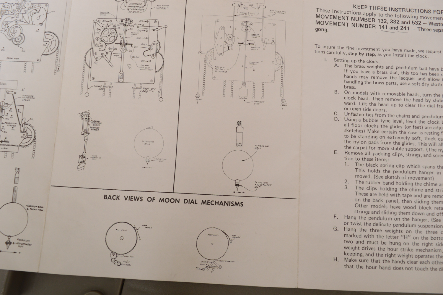 Colonial of Zeeland Grandfather Clock with Moon Phase Dial
