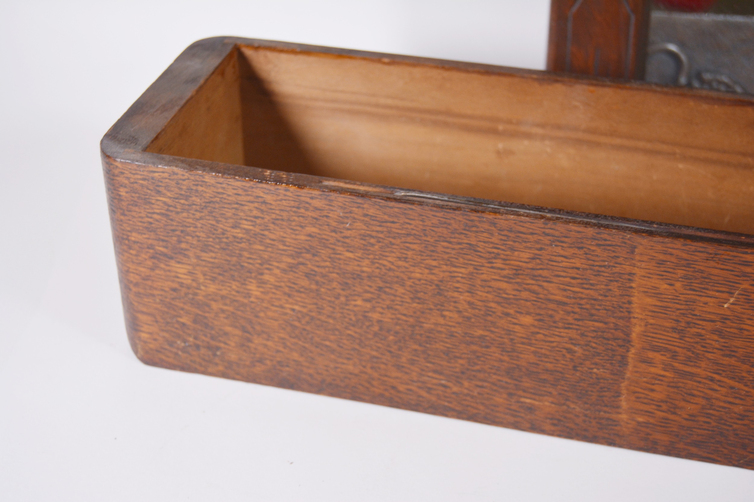 Eastlake Style Wood Mirror, Vintage Shoe Forms and Wood Box