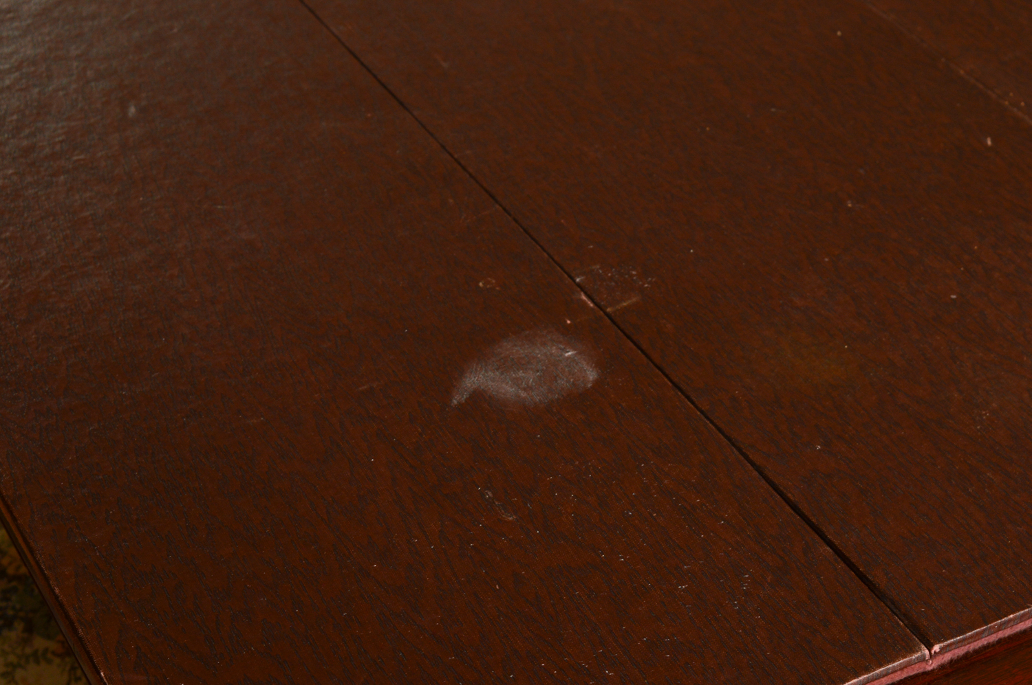 Vintage Chinese Chippendale Style Mahogany Extension Dining Table