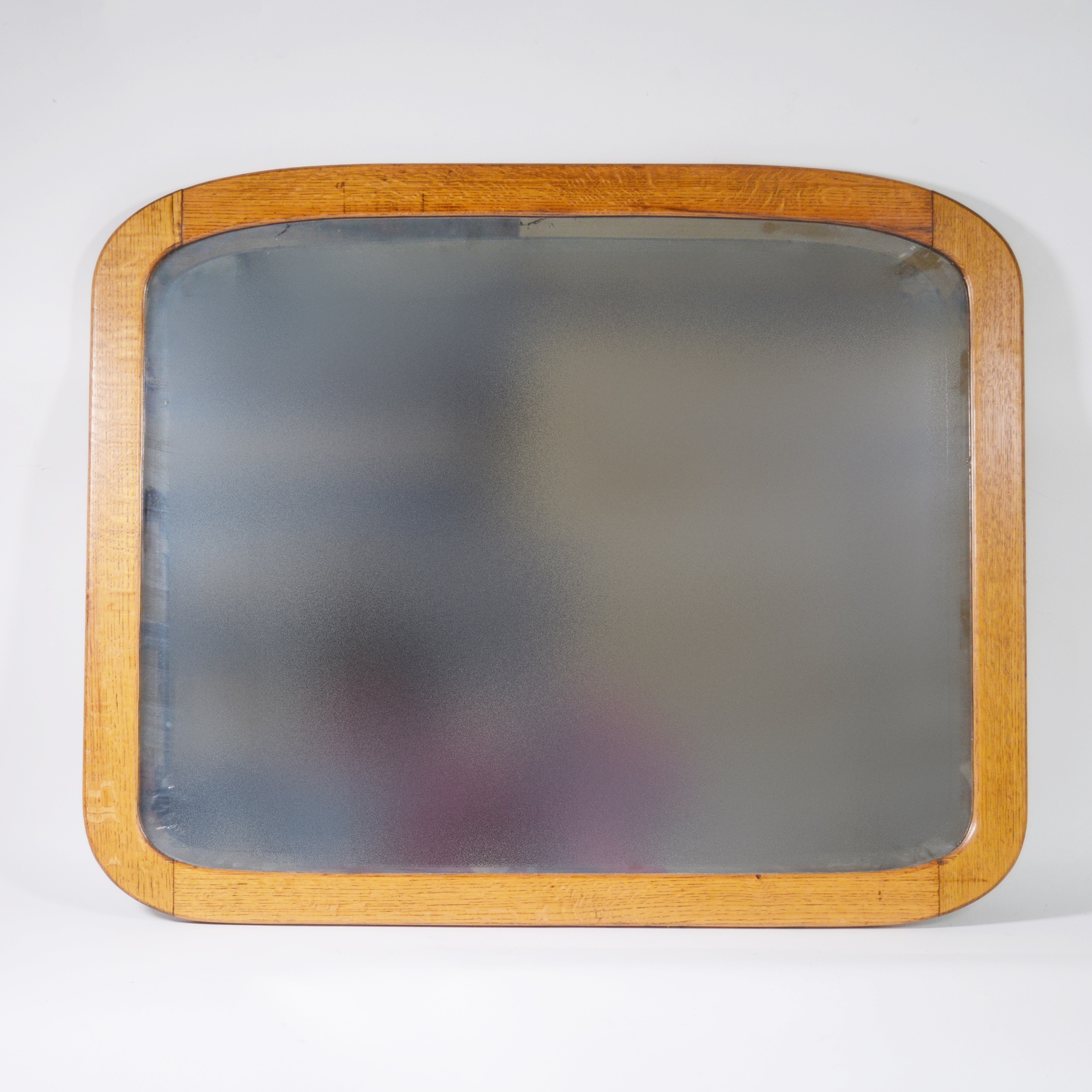 Vintage Wilson Bell Oak Mirror
