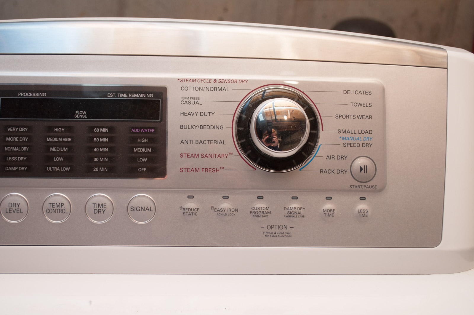 LG Sensor Dry Electric Dryer with True Steam