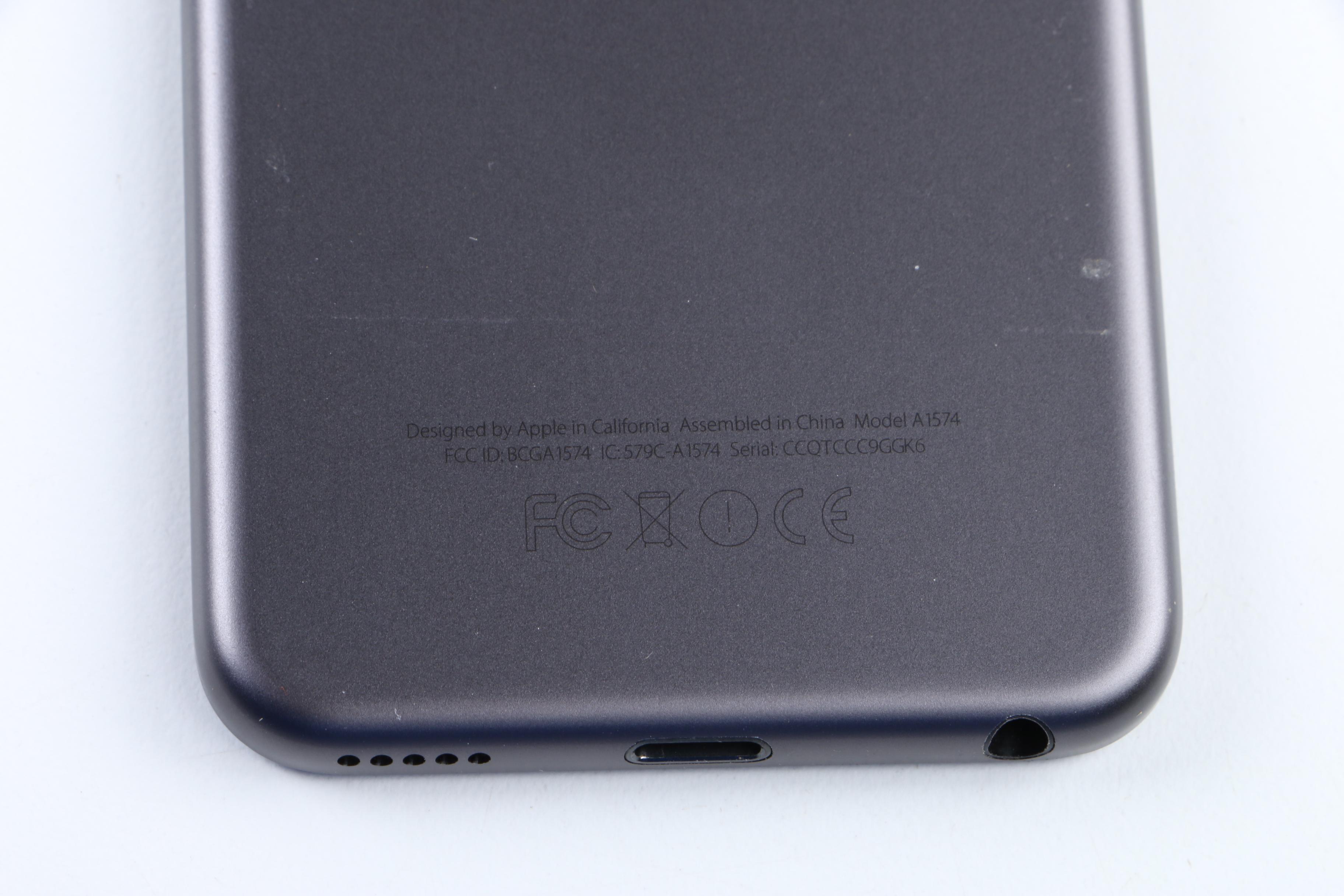 16GB 6th Gen iPod Touch with Camera Adapter