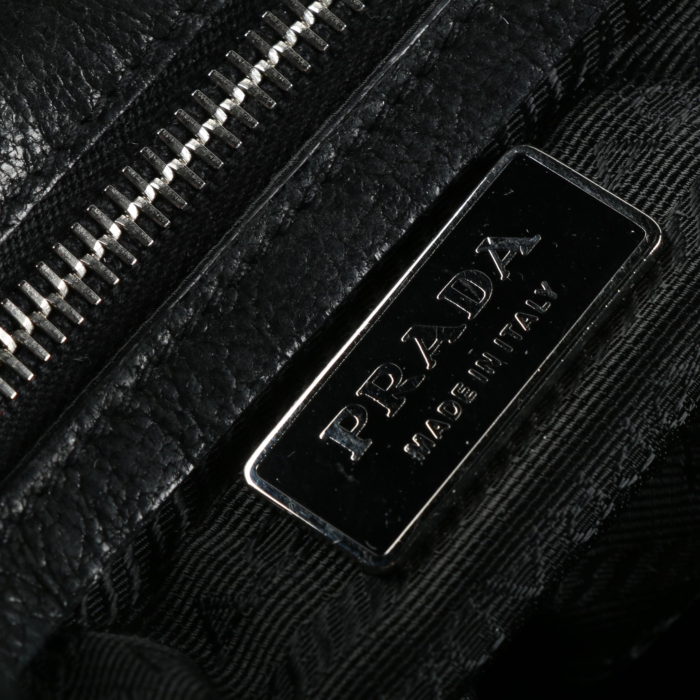 Prada Leather Trimmed Tessuto Bag