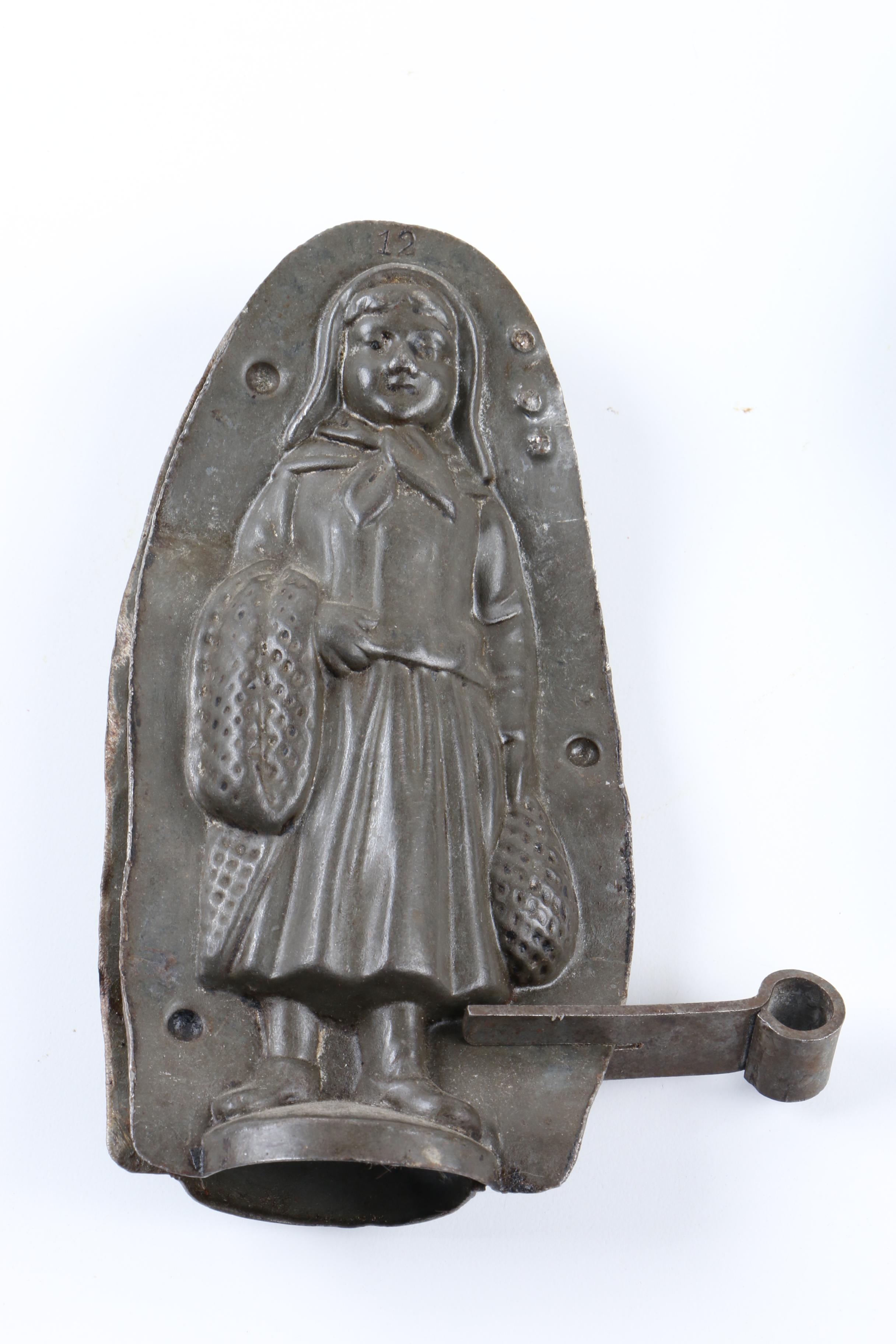 Vintage Metal Chocolate Molds