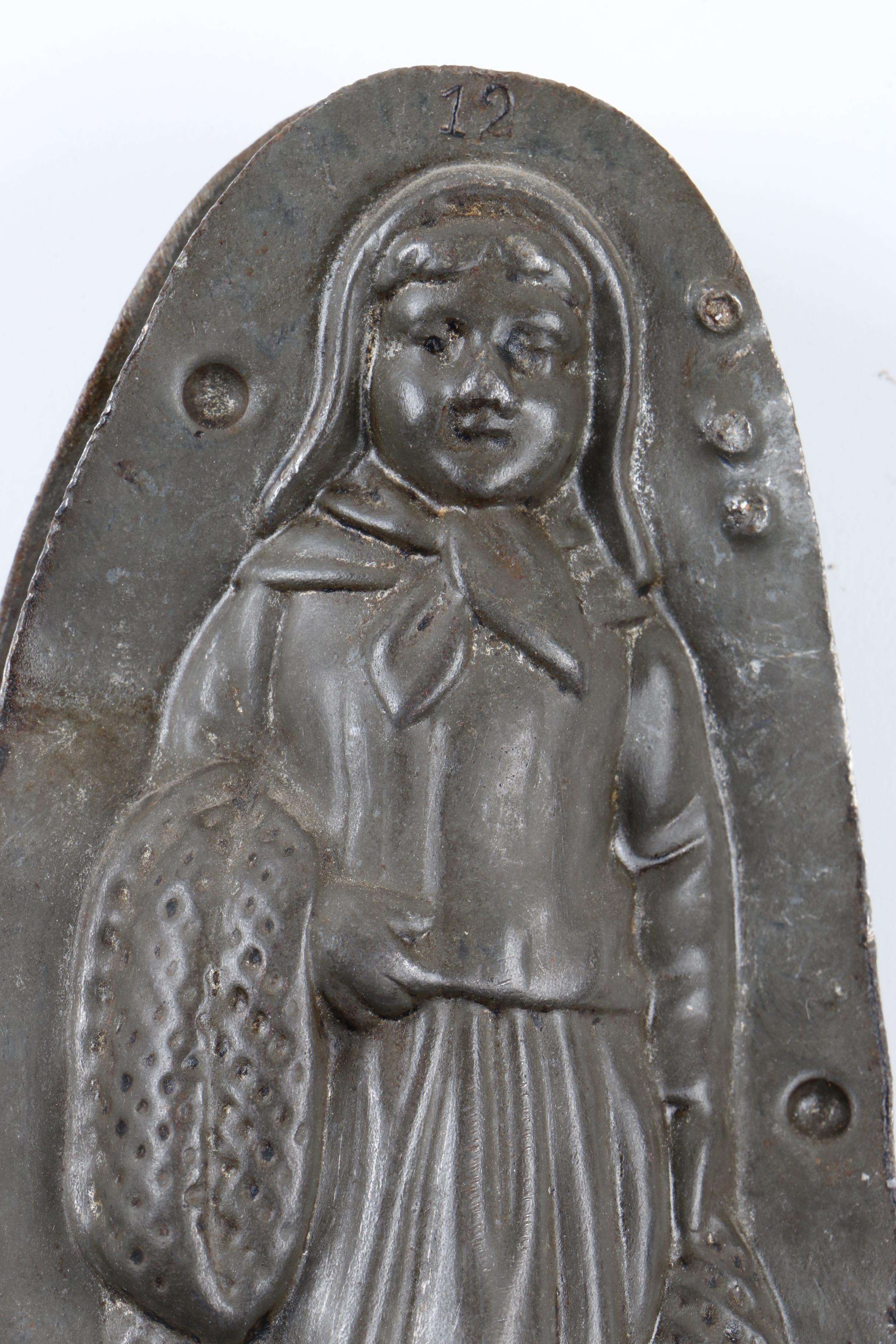 Vintage Metal Chocolate Molds