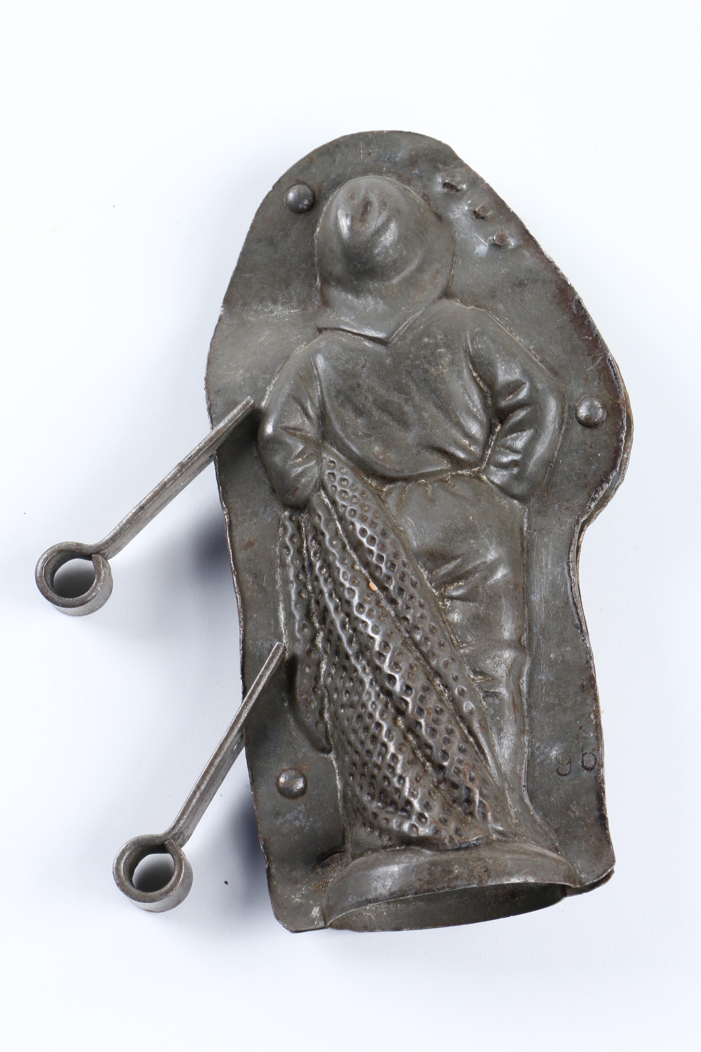 Vintage Metal Chocolate Molds