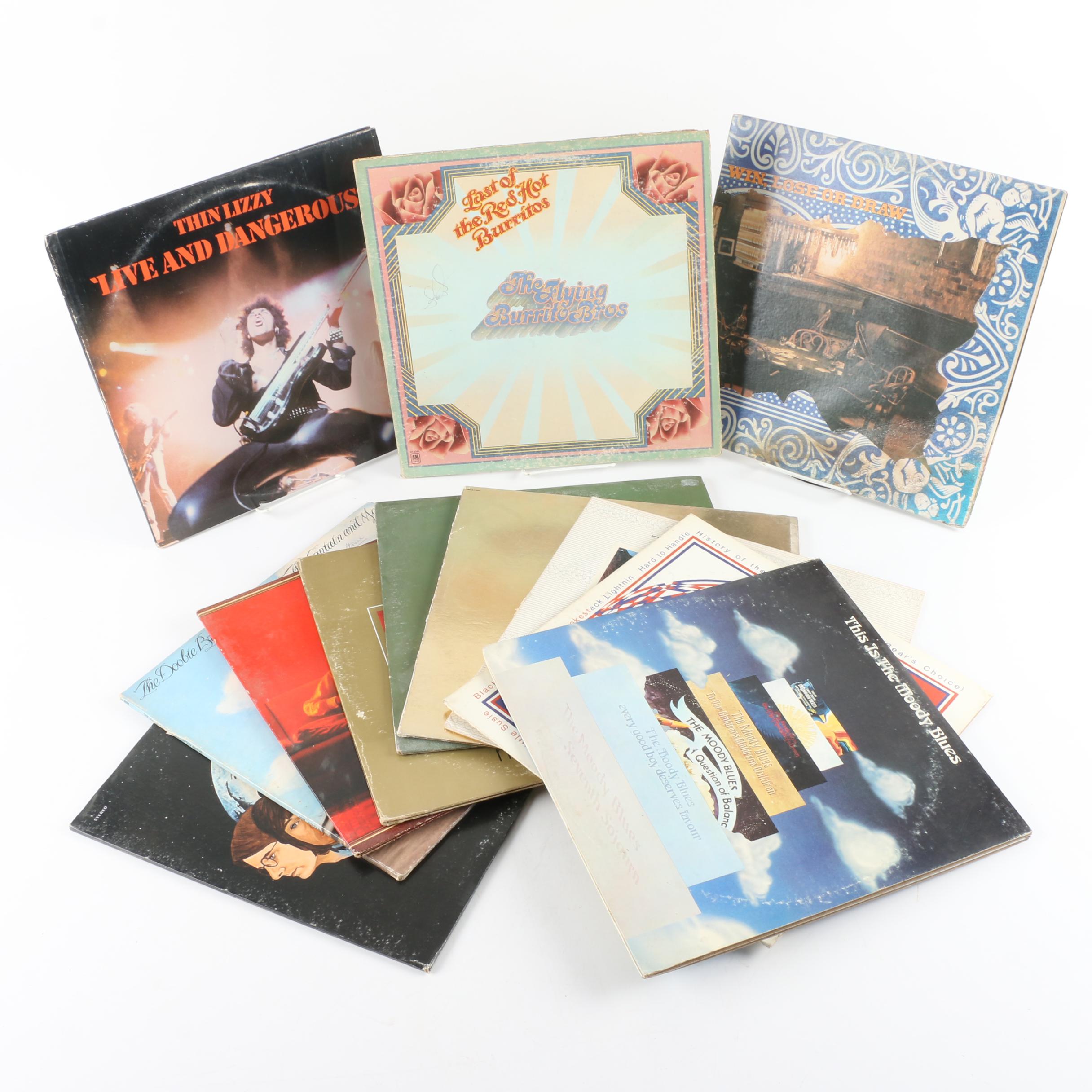 Three Dog Night, The Flying Burrito Bros and Other Vintage LPs