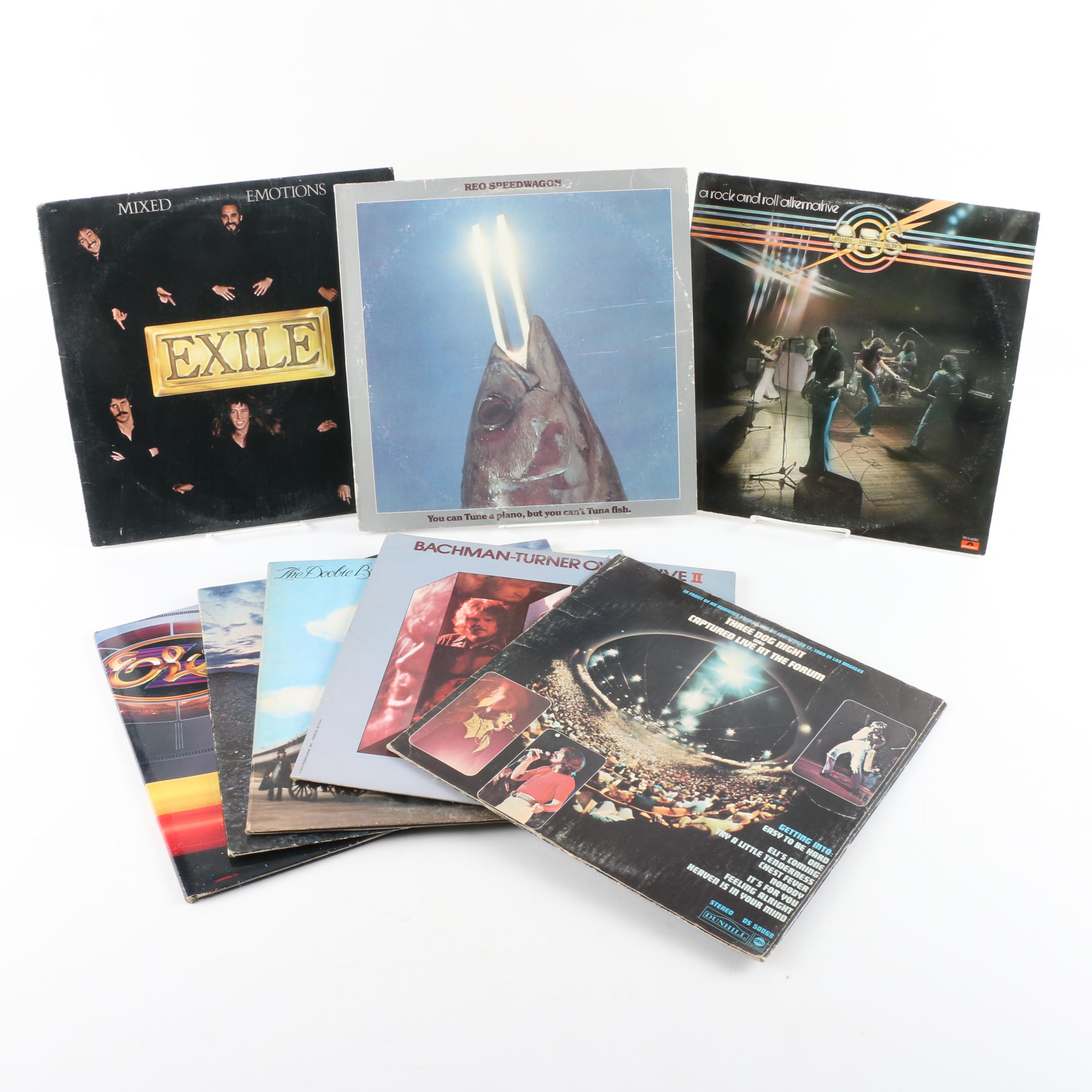 Three Dog Night, The Flying Burrito Bros and Other Vintage LPs