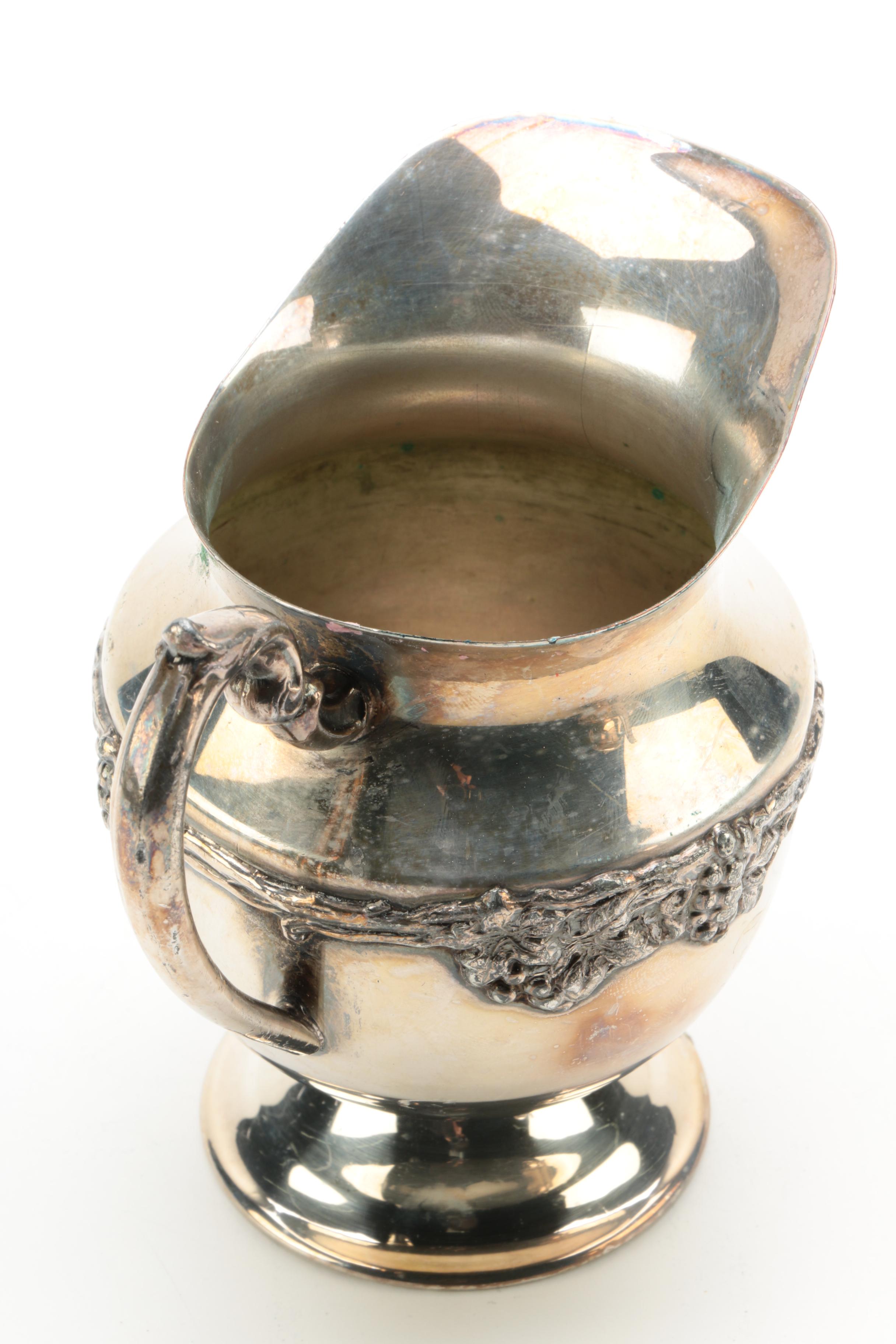 Lehman Brothers Silver-Plated Coffee and Tea Service with Trays