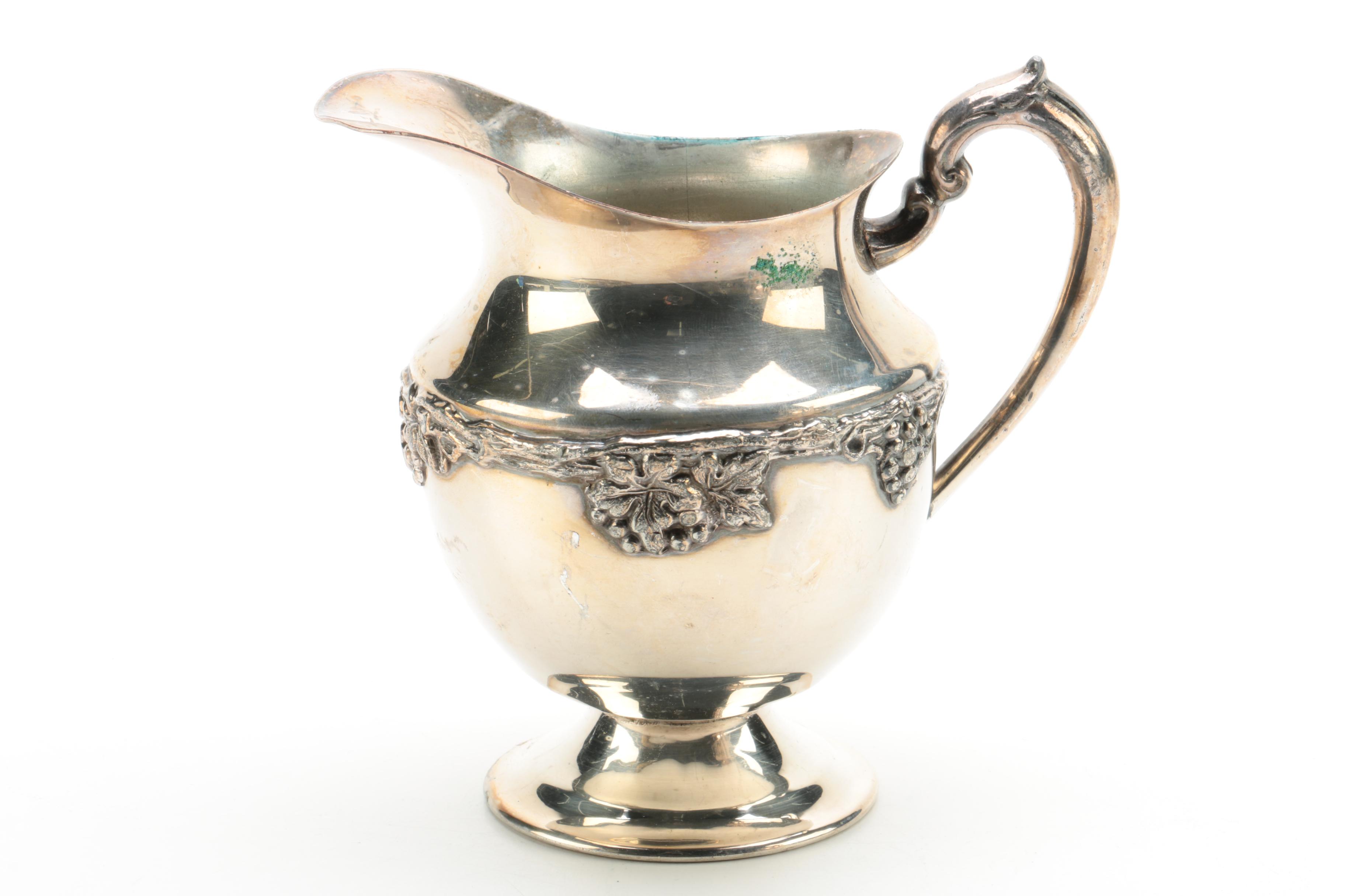 Lehman Brothers Silver-Plated Coffee and Tea Service with Trays