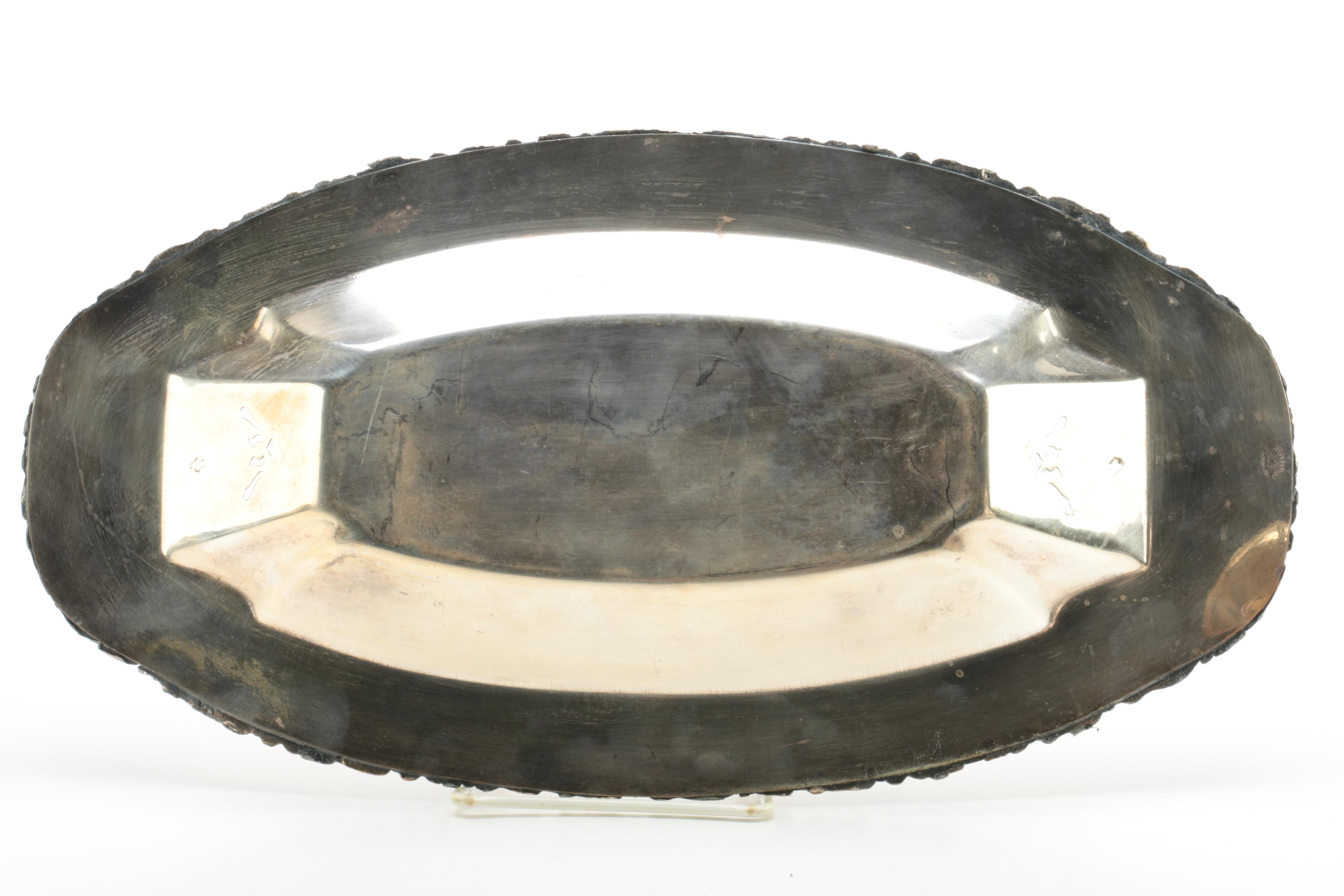 Lehman Brothers Silver-Plated Coffee and Tea Service with Trays