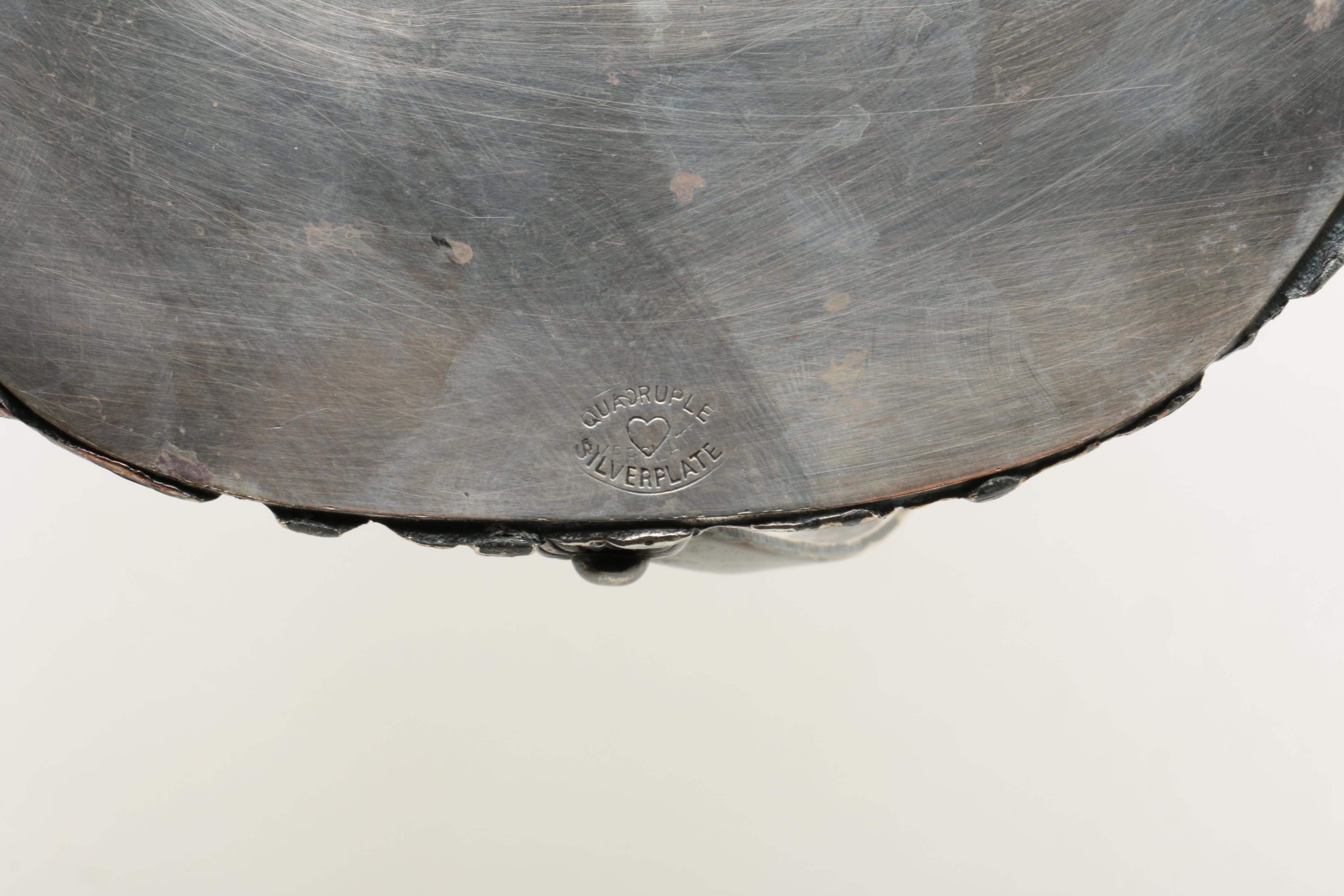 Lehman Brothers Silver-Plated Coffee and Tea Service with Trays