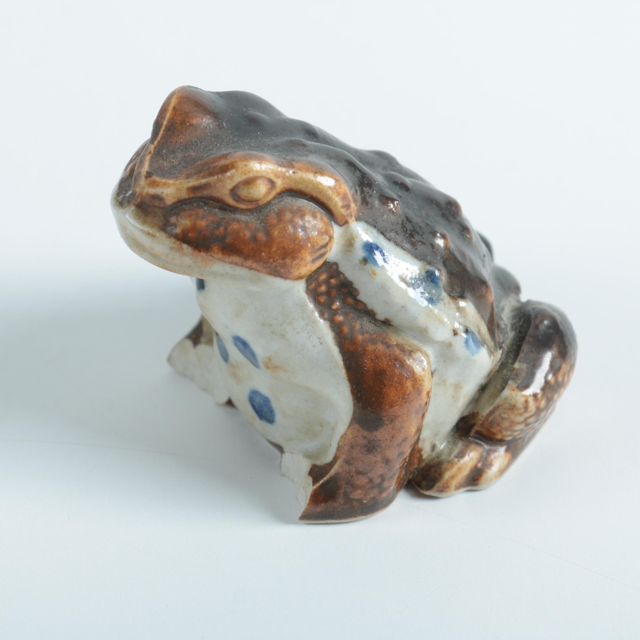 Ceramic Toad Figurines