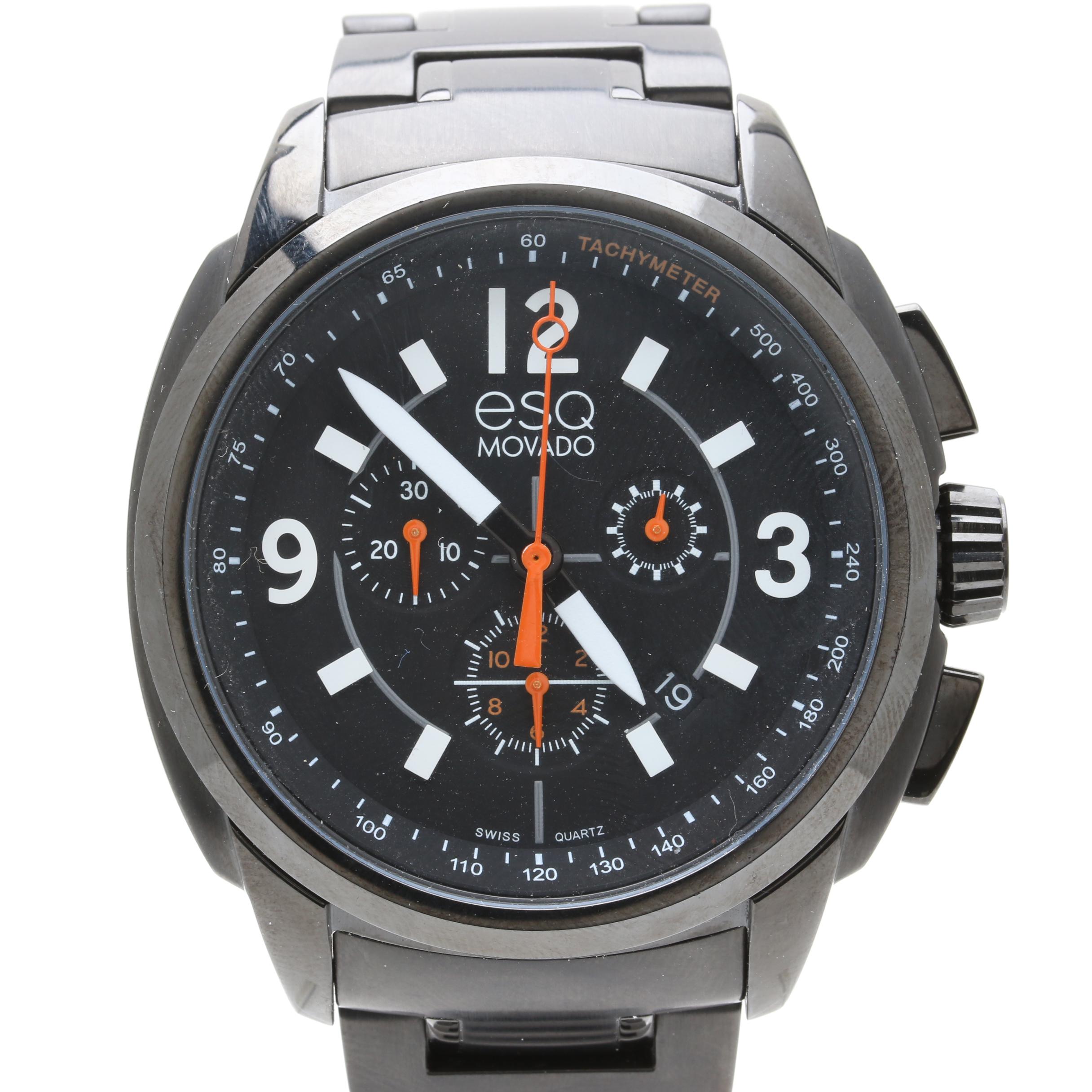 ESQ Movado Swiss Made Stainless Steel Watch