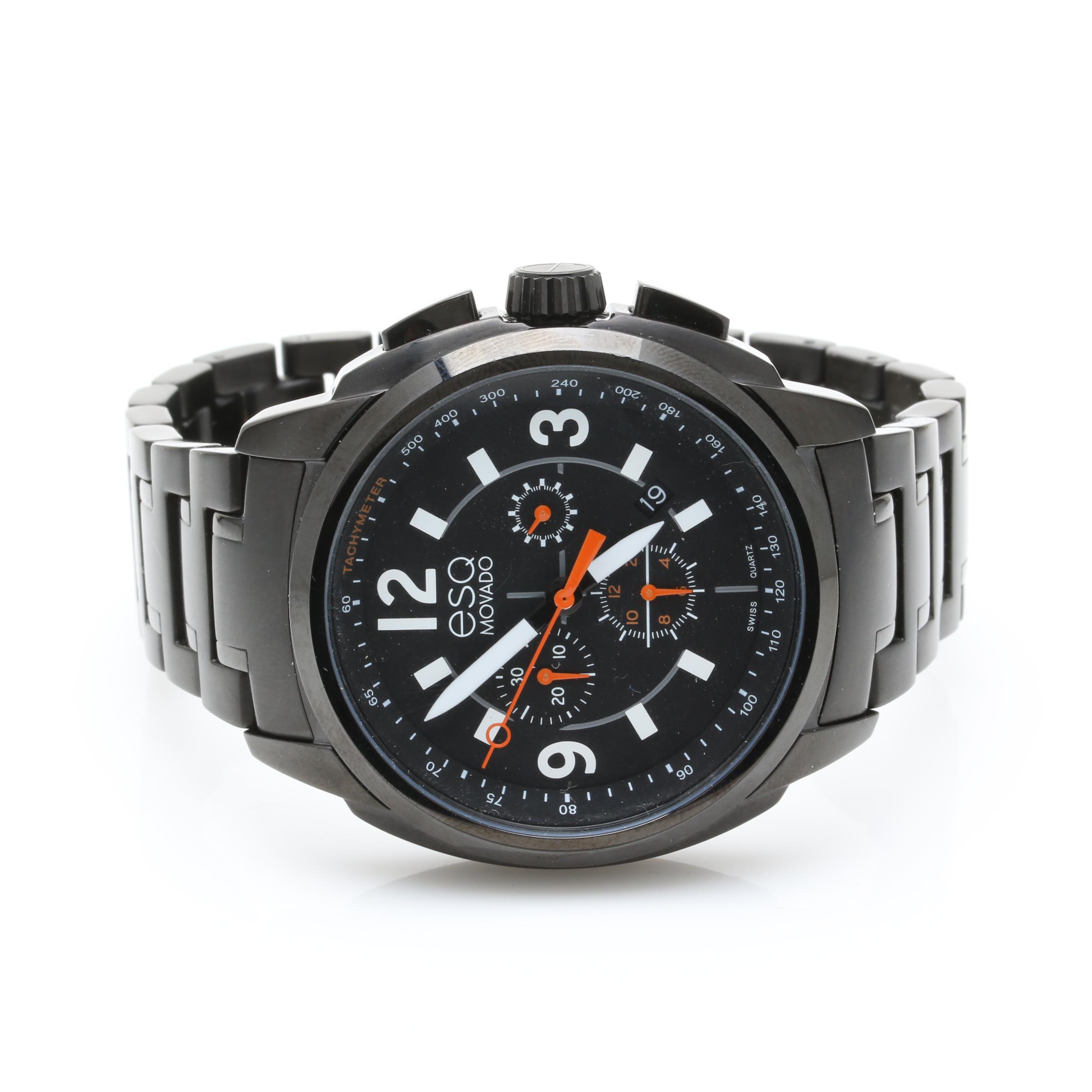 ESQ Movado Swiss Made Stainless Steel Watch