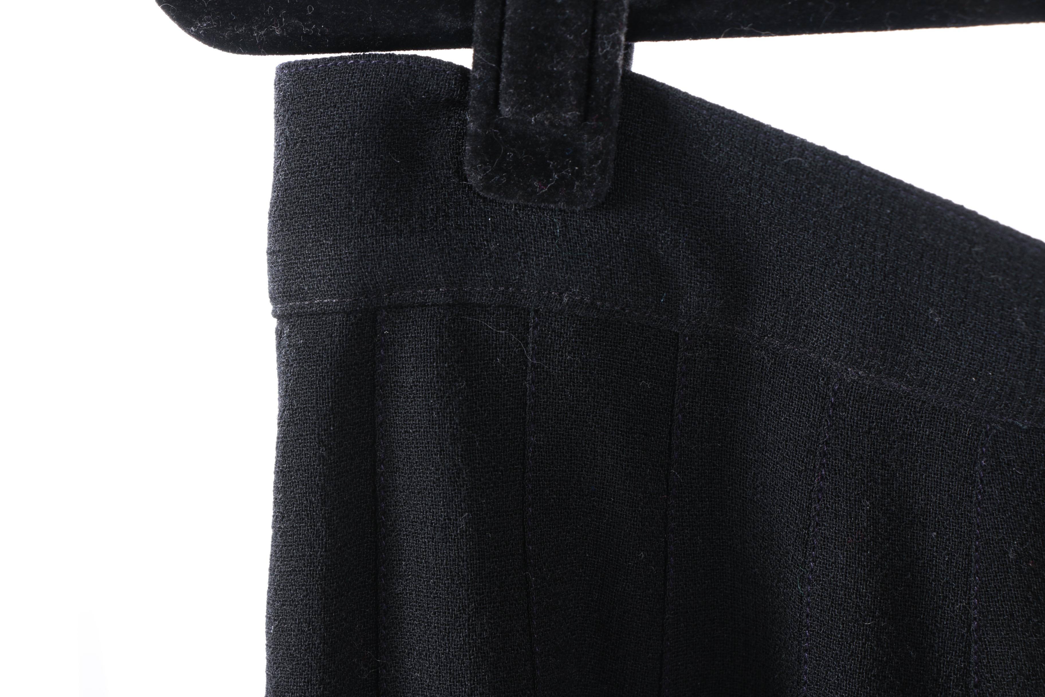 2001 Chanel Pink Tweed Jacket and Vintage Black Silk Skirt