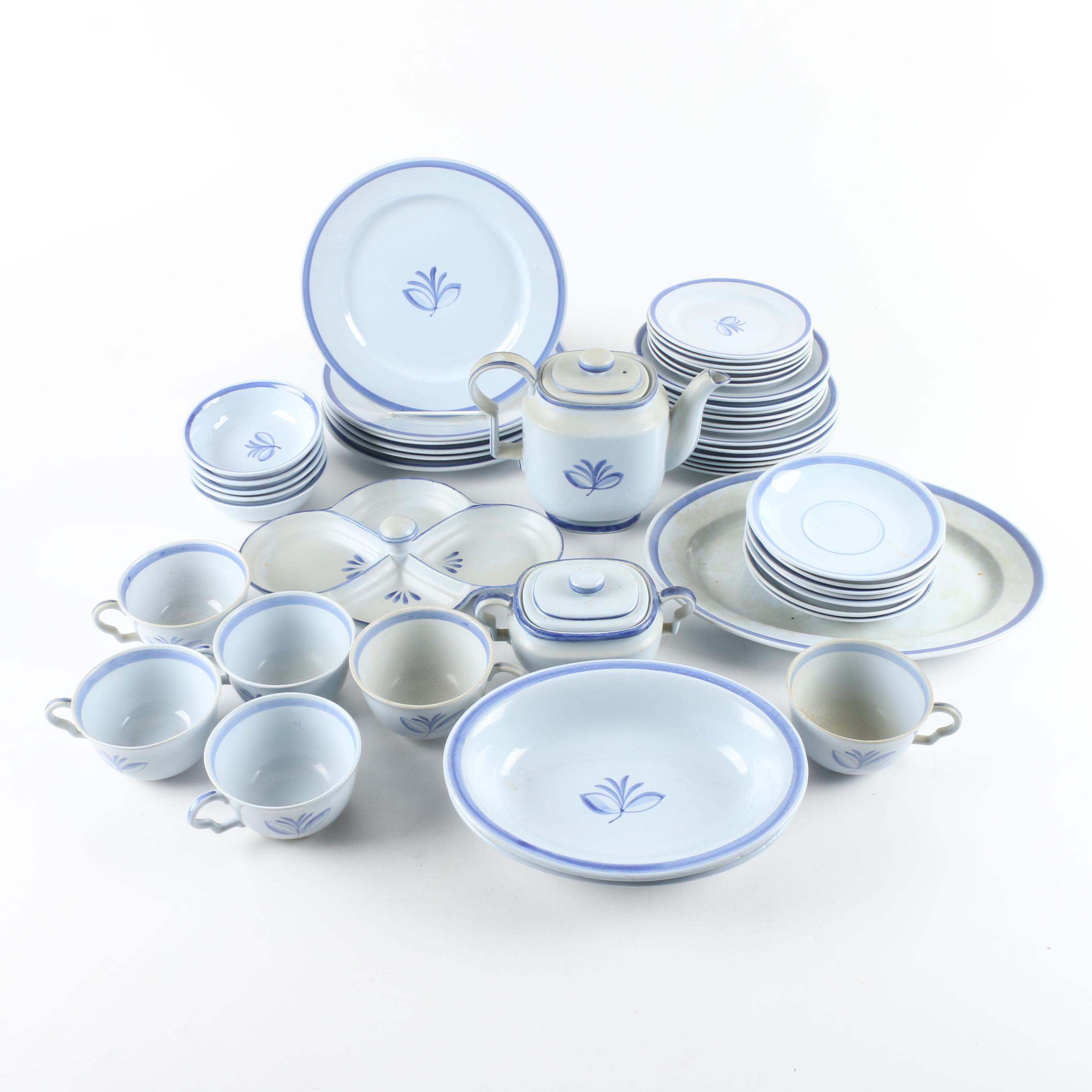 Gefle "Blatt-Band" Tableware, Circa 1931-1957