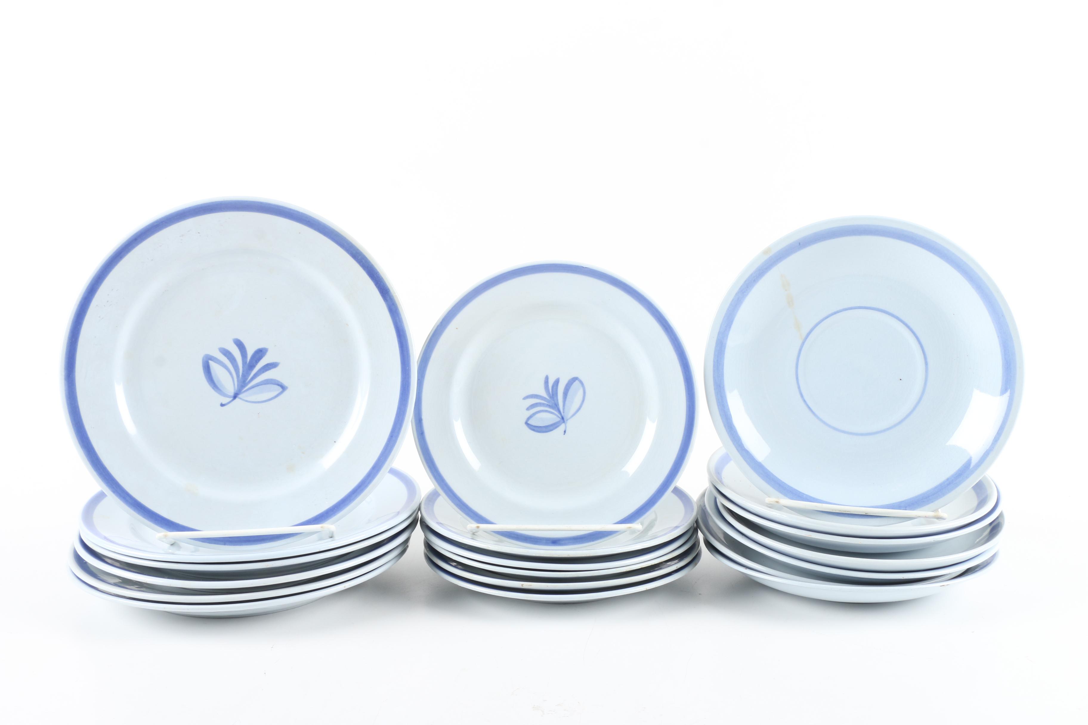 Gefle "Blatt-Band" Tableware, Circa 1931-1957