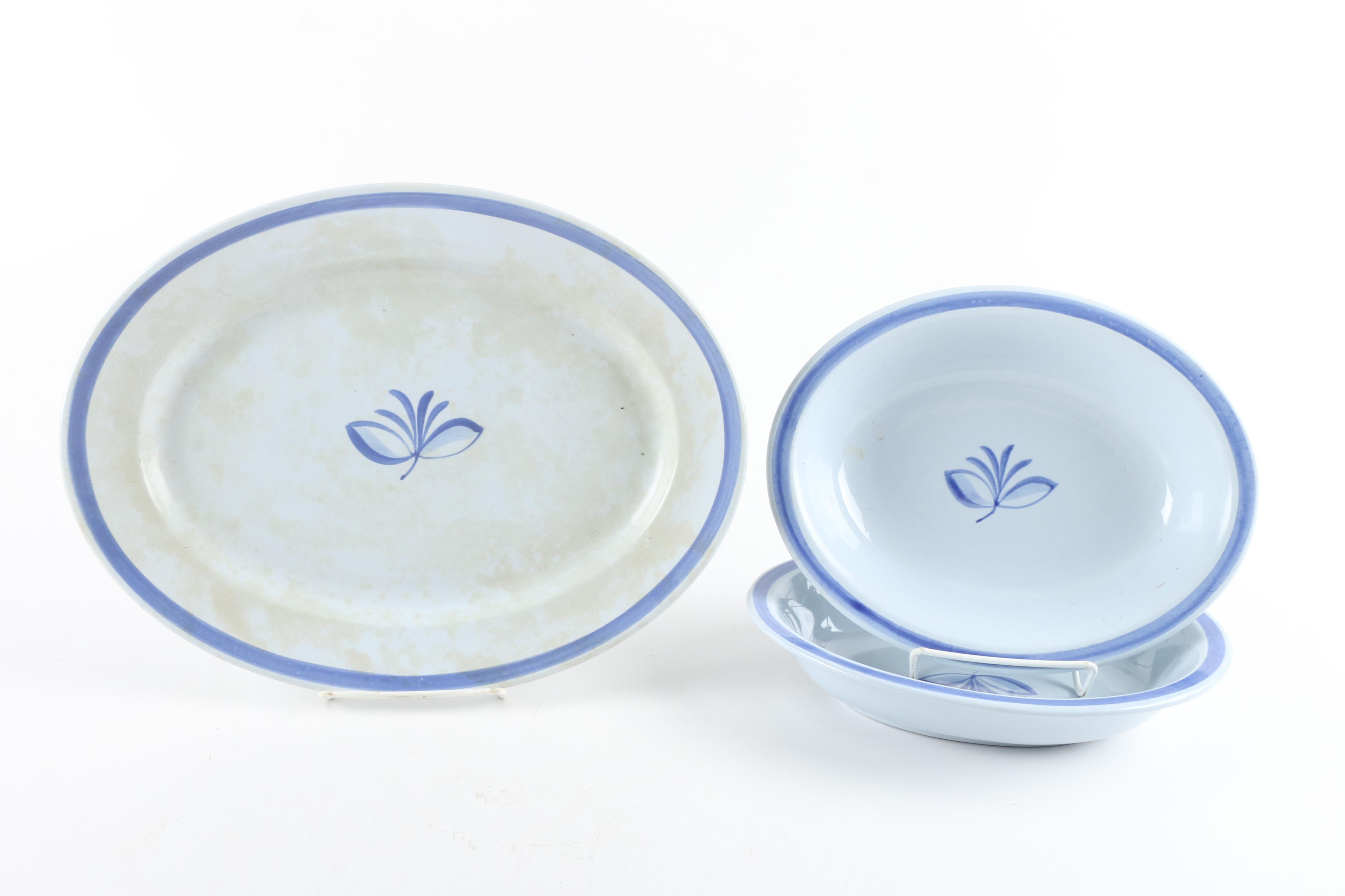 Gefle "Blatt-Band" Tableware, Circa 1931-1957