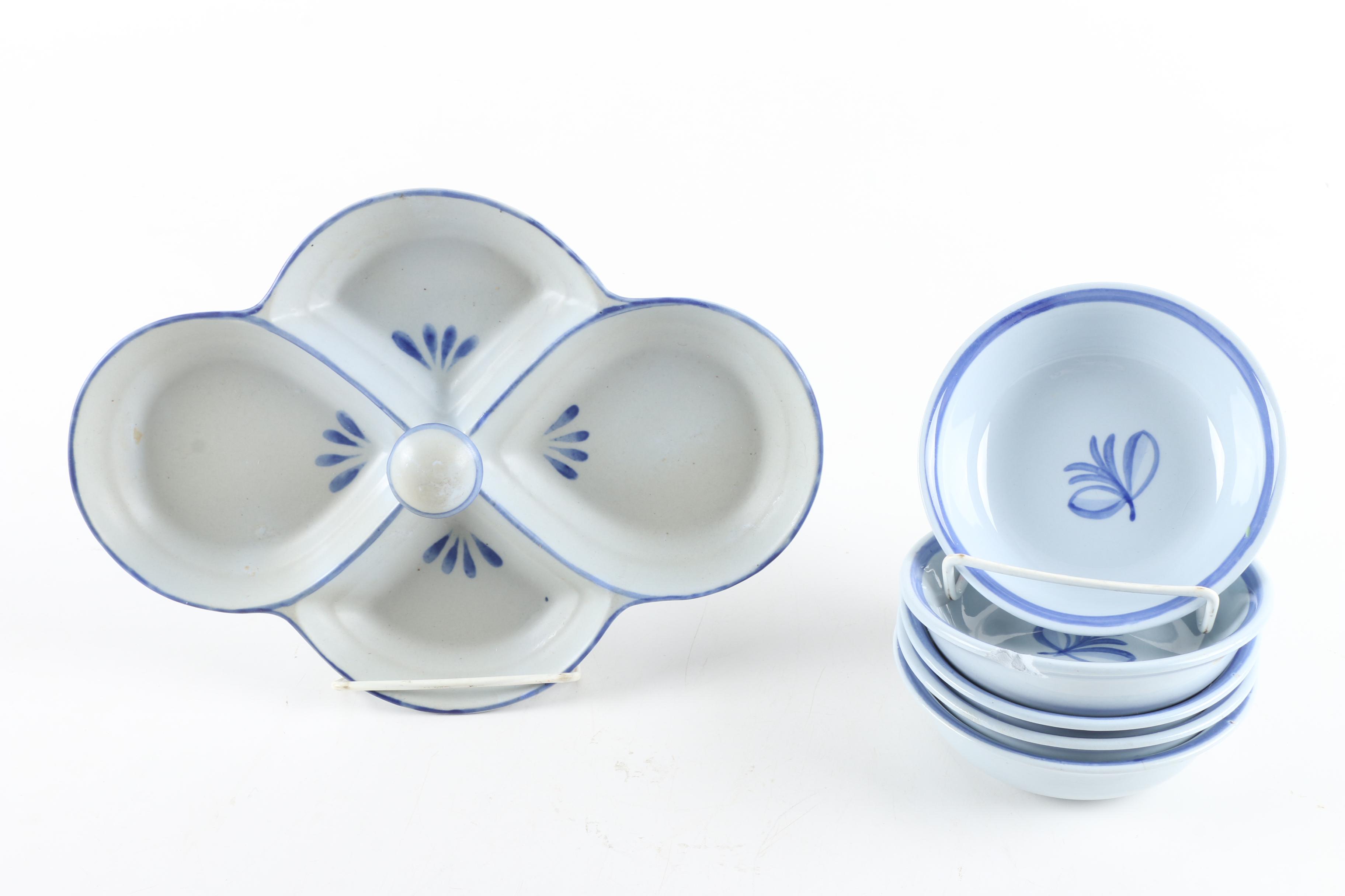 Gefle "Blatt-Band" Tableware, Circa 1931-1957