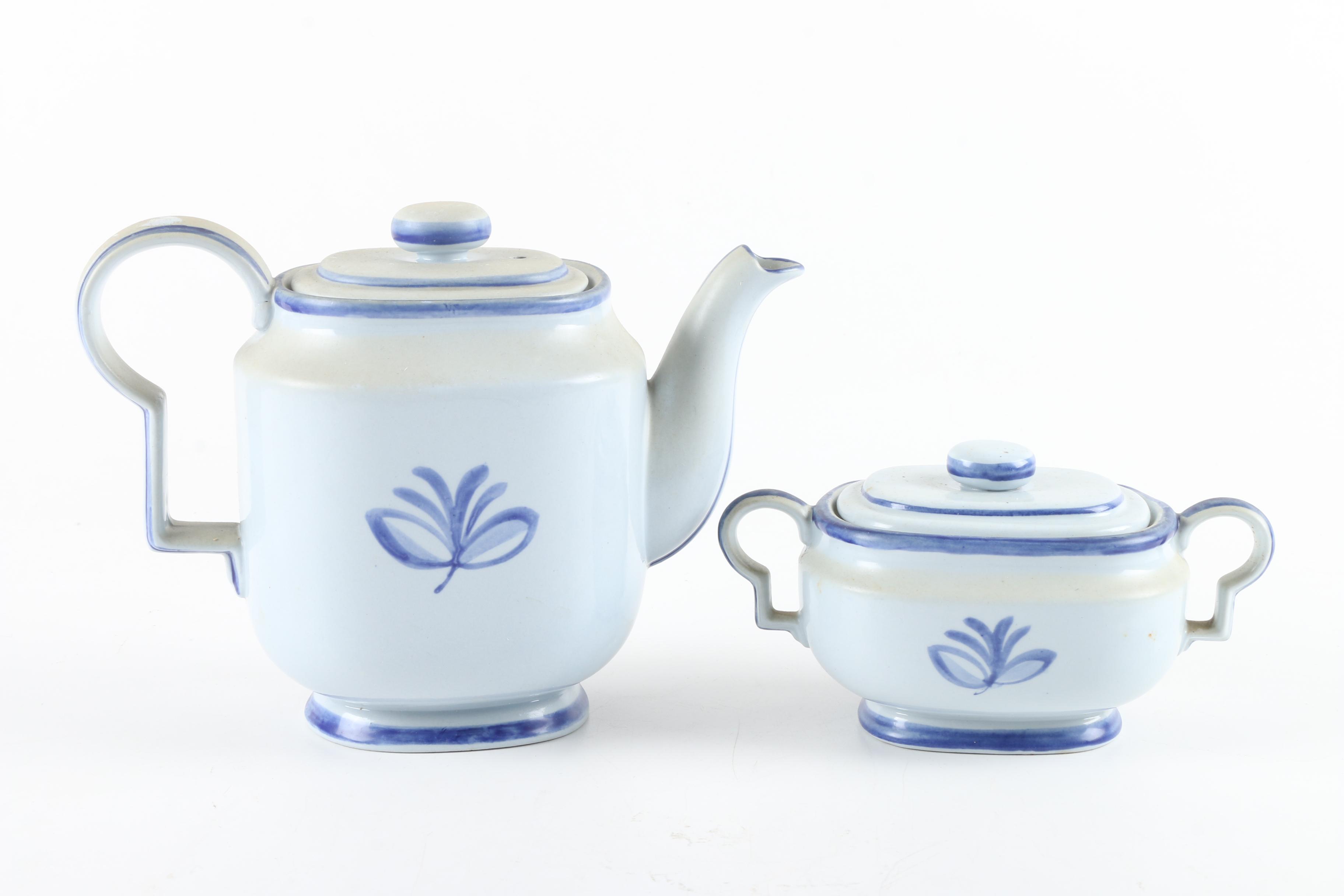 Gefle "Blatt-Band" Tableware, Circa 1931-1957