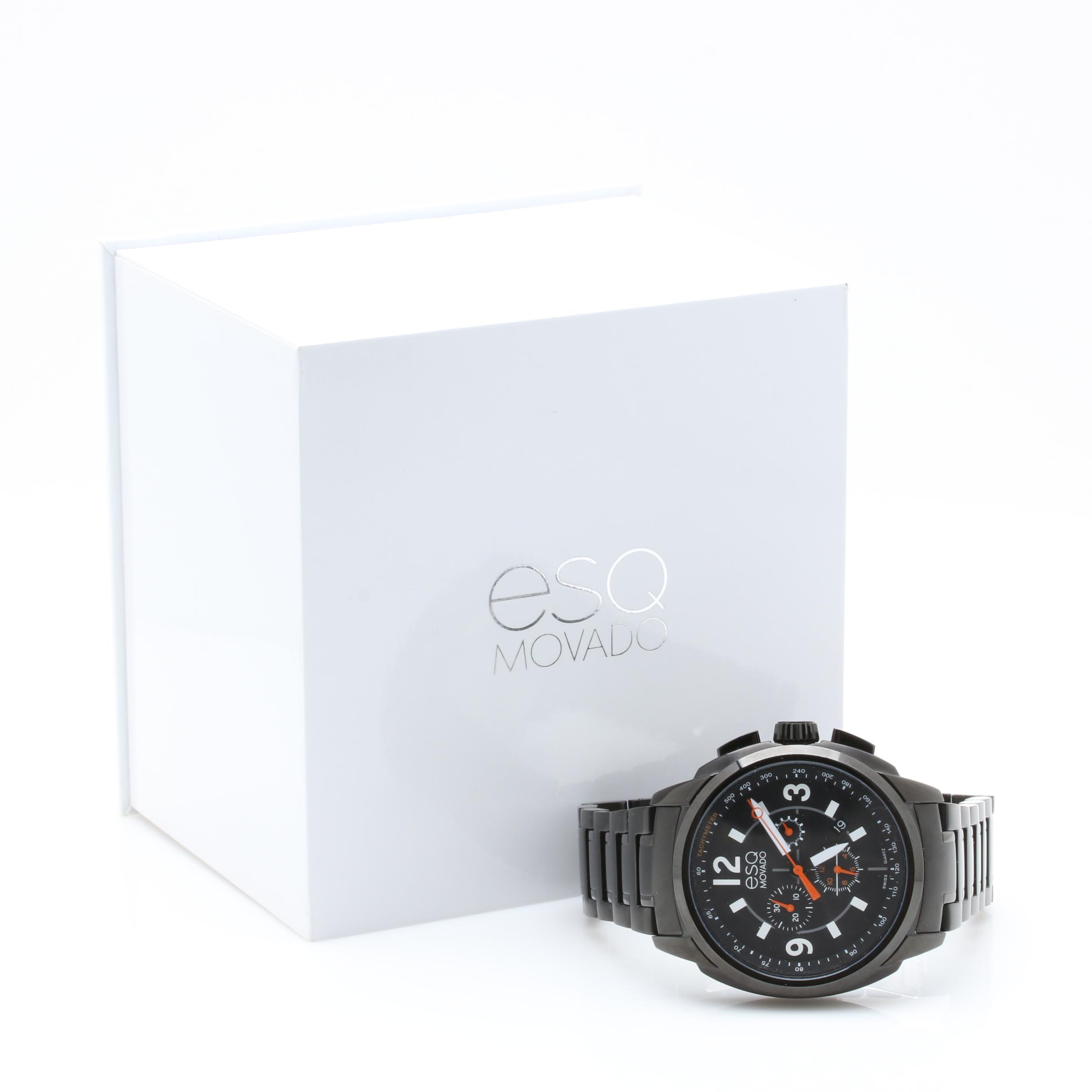 ESQ Movado Swiss Made Stainless Steel Watch