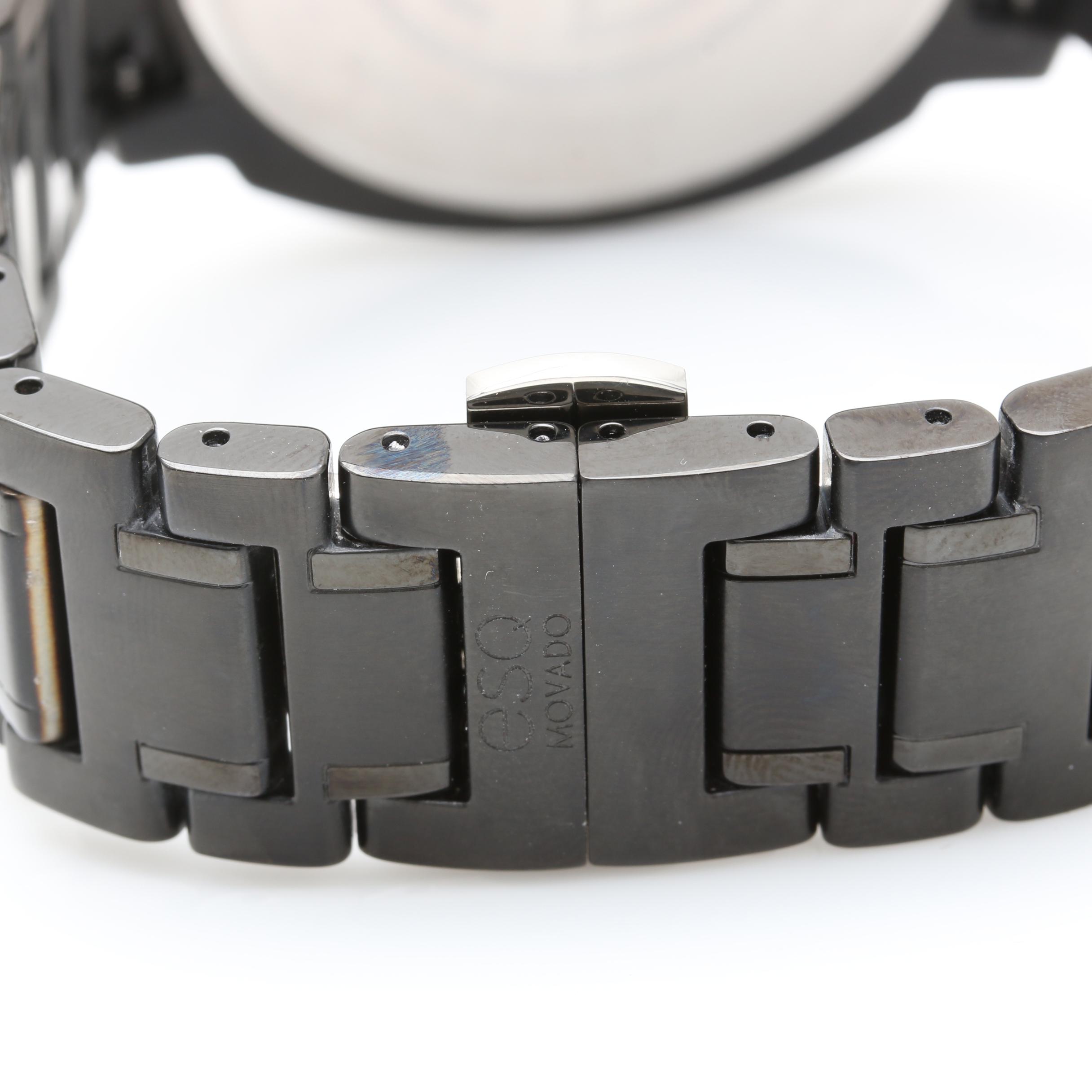 ESQ Movado Swiss Made Stainless Steel Watch