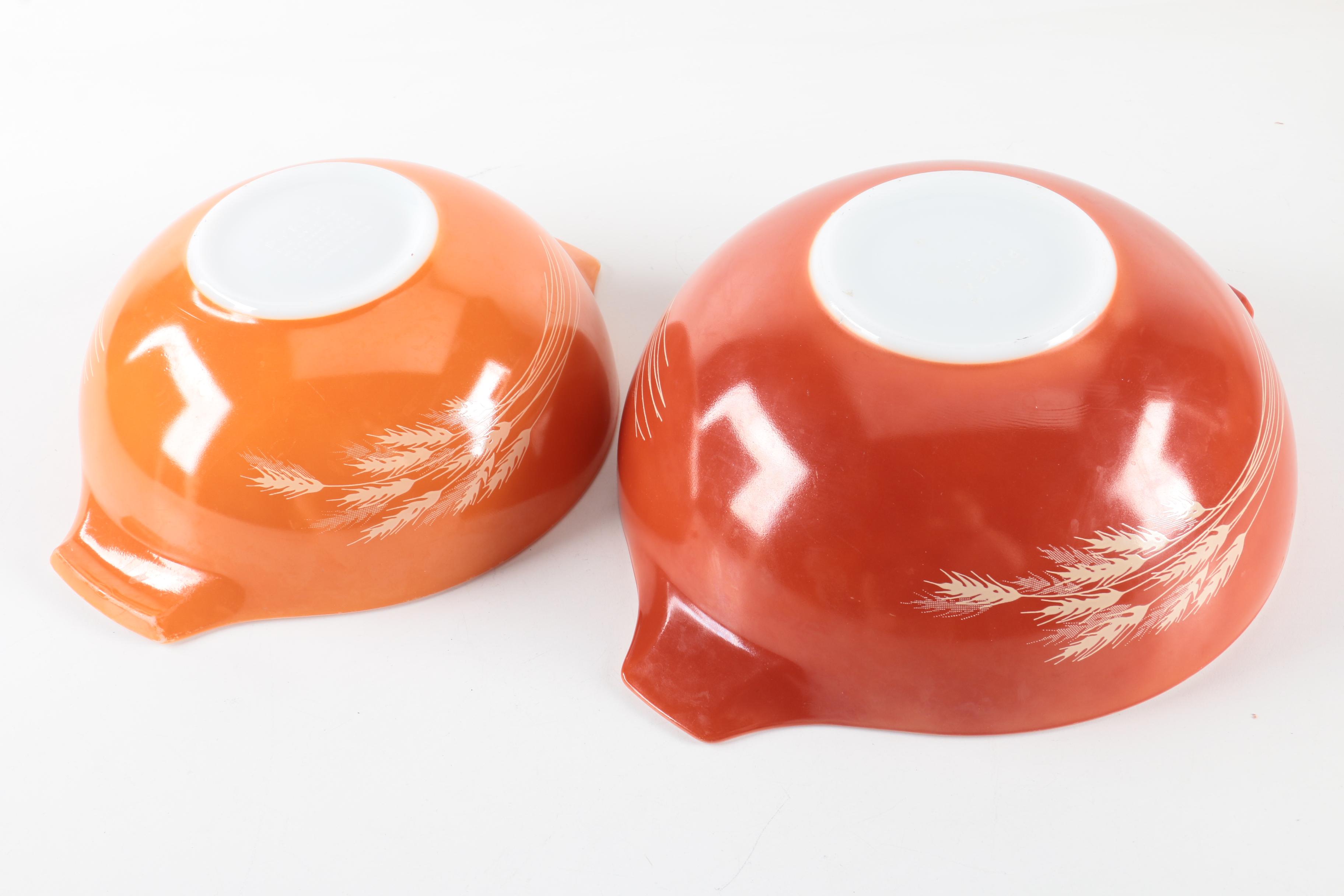 Pyrex "Autumn Harvest" Cinderella Mixing Bowls with More