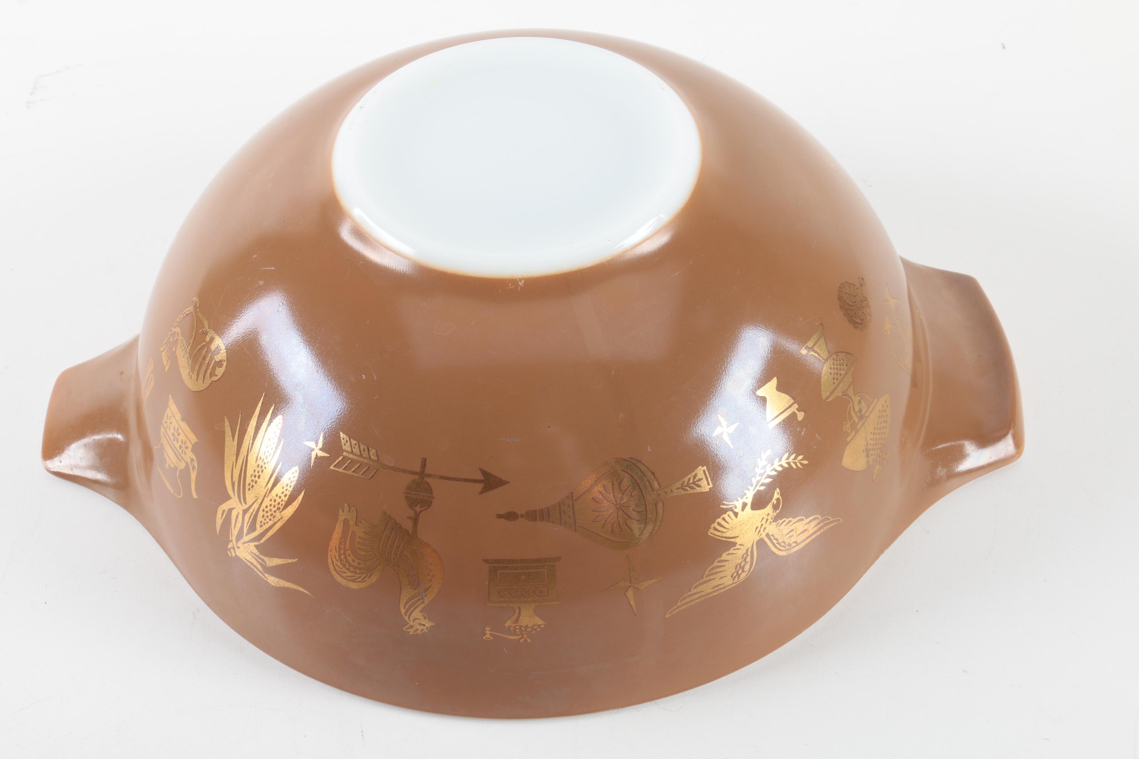 Pyrex "Autumn Harvest" Cinderella Mixing Bowls with More