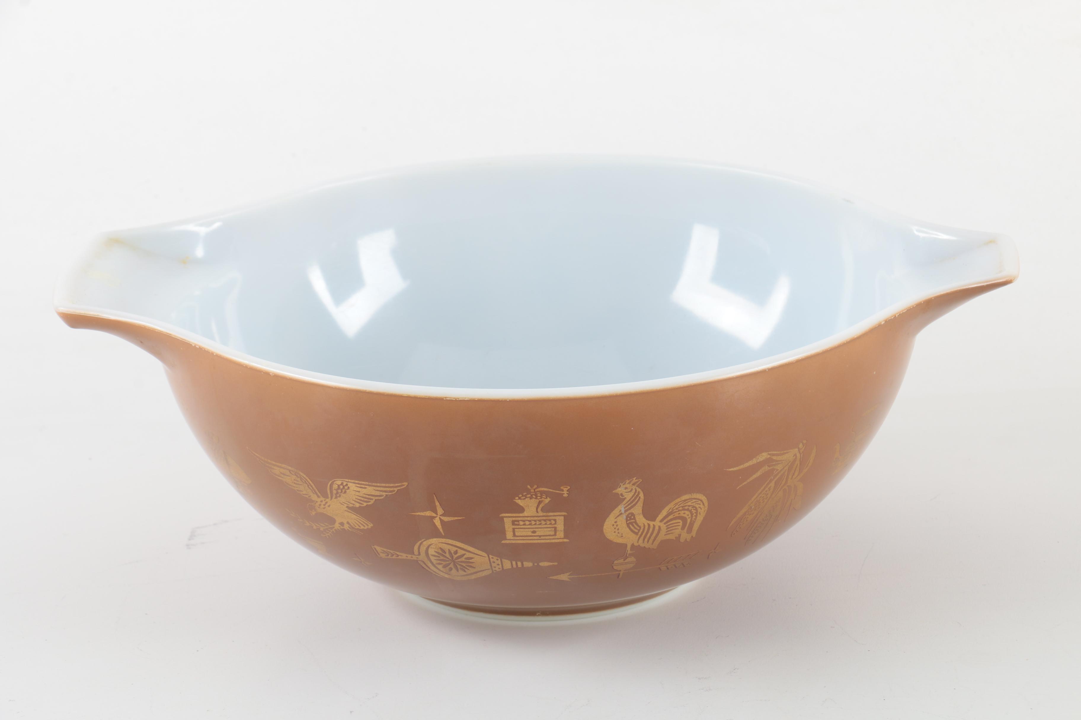 Pyrex "Autumn Harvest" Cinderella Mixing Bowls with More